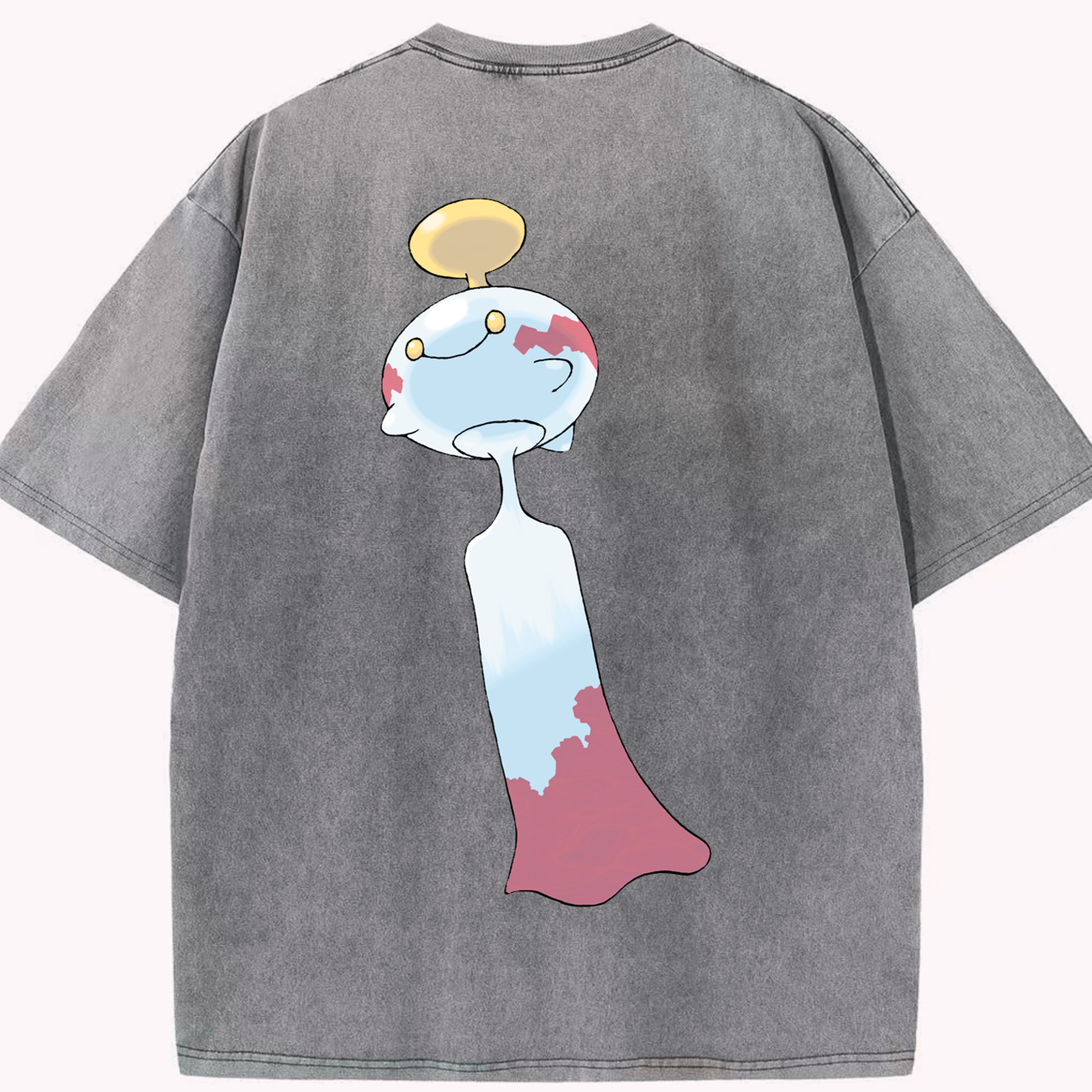 （画像用） ポケットモンスター Pokémon 綿100% ヴィンテージ風 半袖Tシャツ（背面プリント）