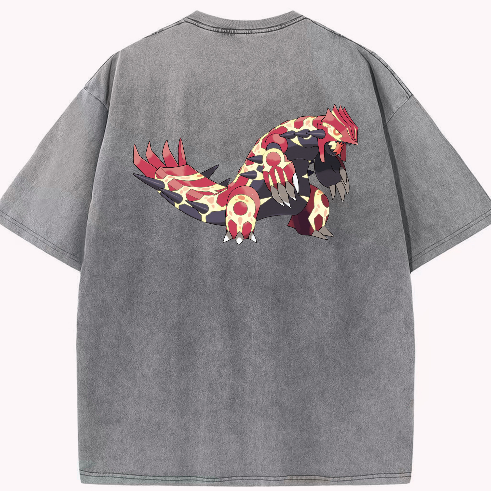 （画像用） ポケットモンスター Pokémon 綿100% ヴィンテージ風 半袖Tシャツ（背面プリント）