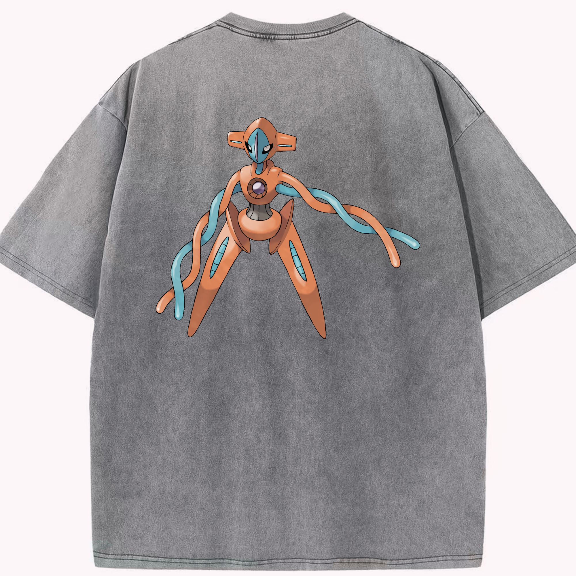 （画像用） ポケットモンスター Pokémon 綿100% ヴィンテージ風 半袖Tシャツ（背面プリント）