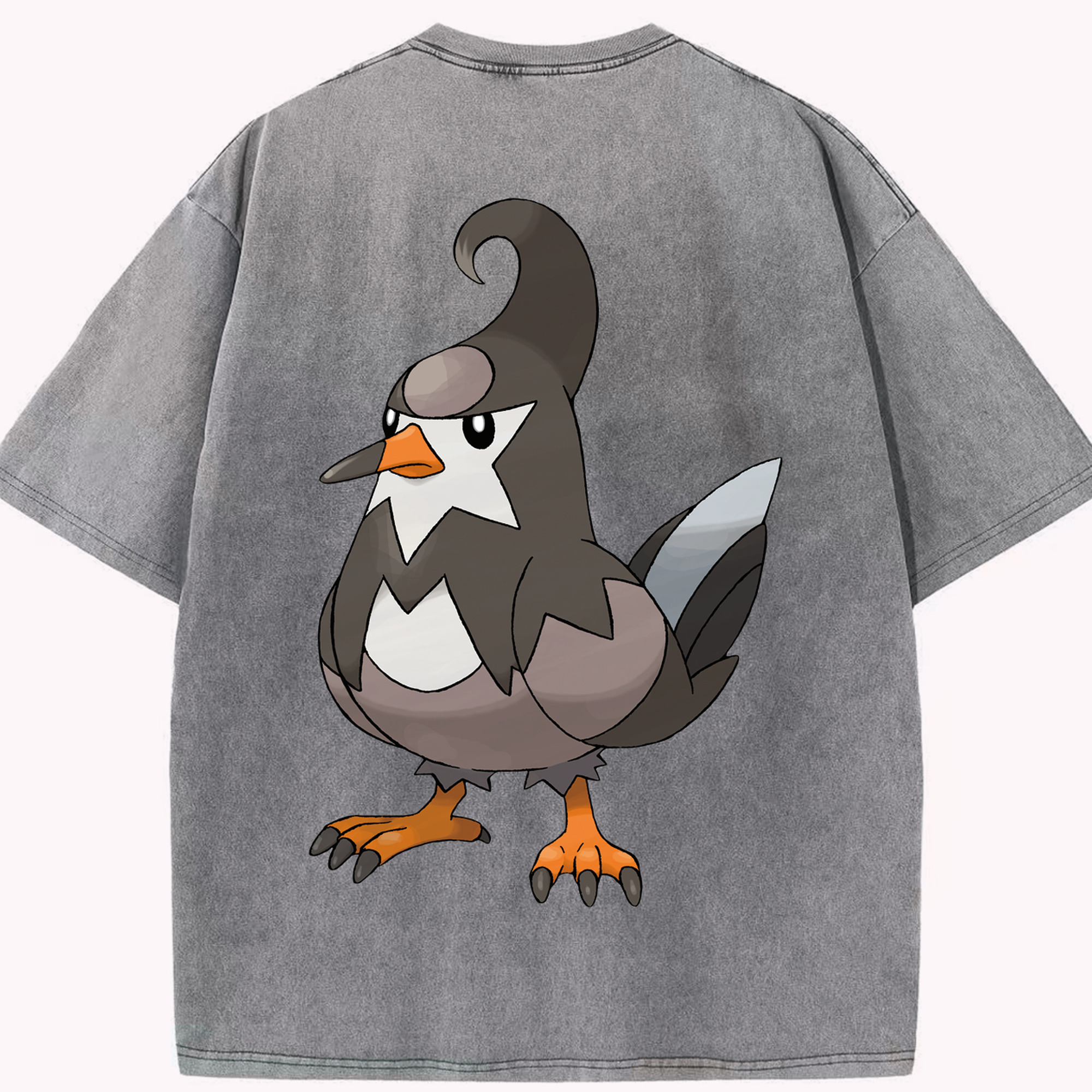 （画像用） ポケットモンスター Pokémon 綿100% ヴィンテージ風 半袖Tシャツ（背面プリント）