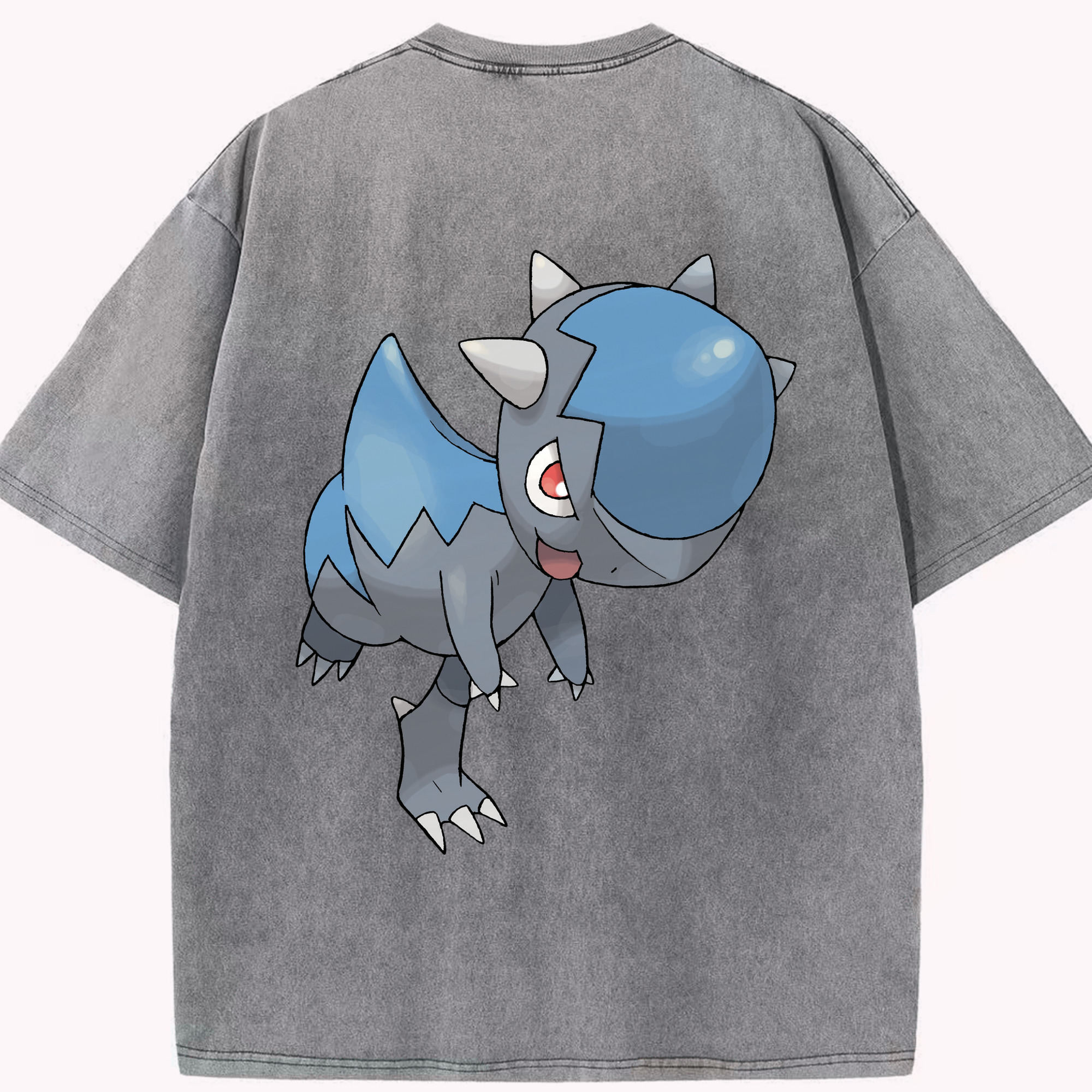 （画像用） ポケットモンスター Pokémon 綿100% ヴィンテージ風 半袖Tシャツ（背面プリント）