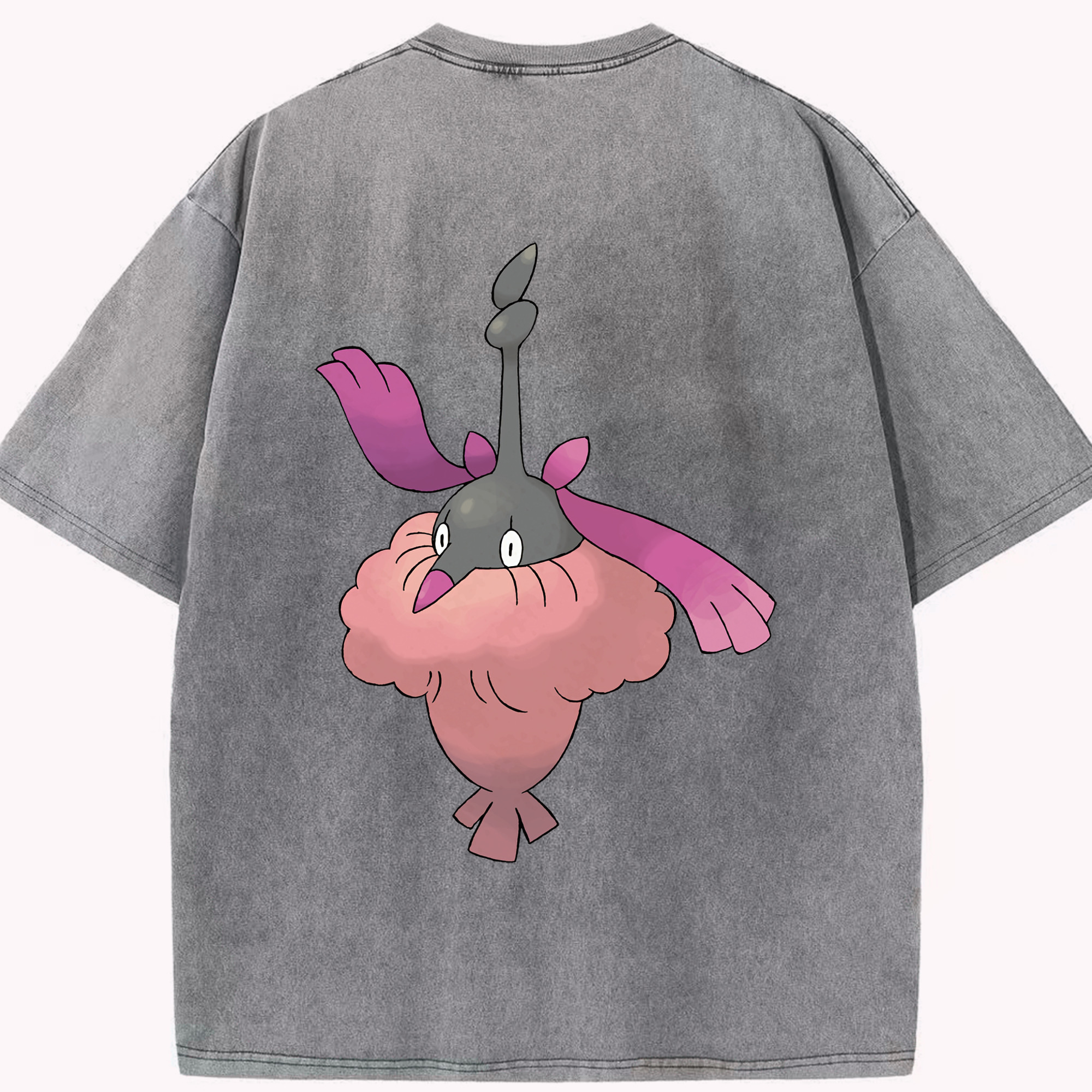 （画像用） ポケットモンスター Pokémon 綿100% ヴィンテージ風 半袖Tシャツ（背面プリント）