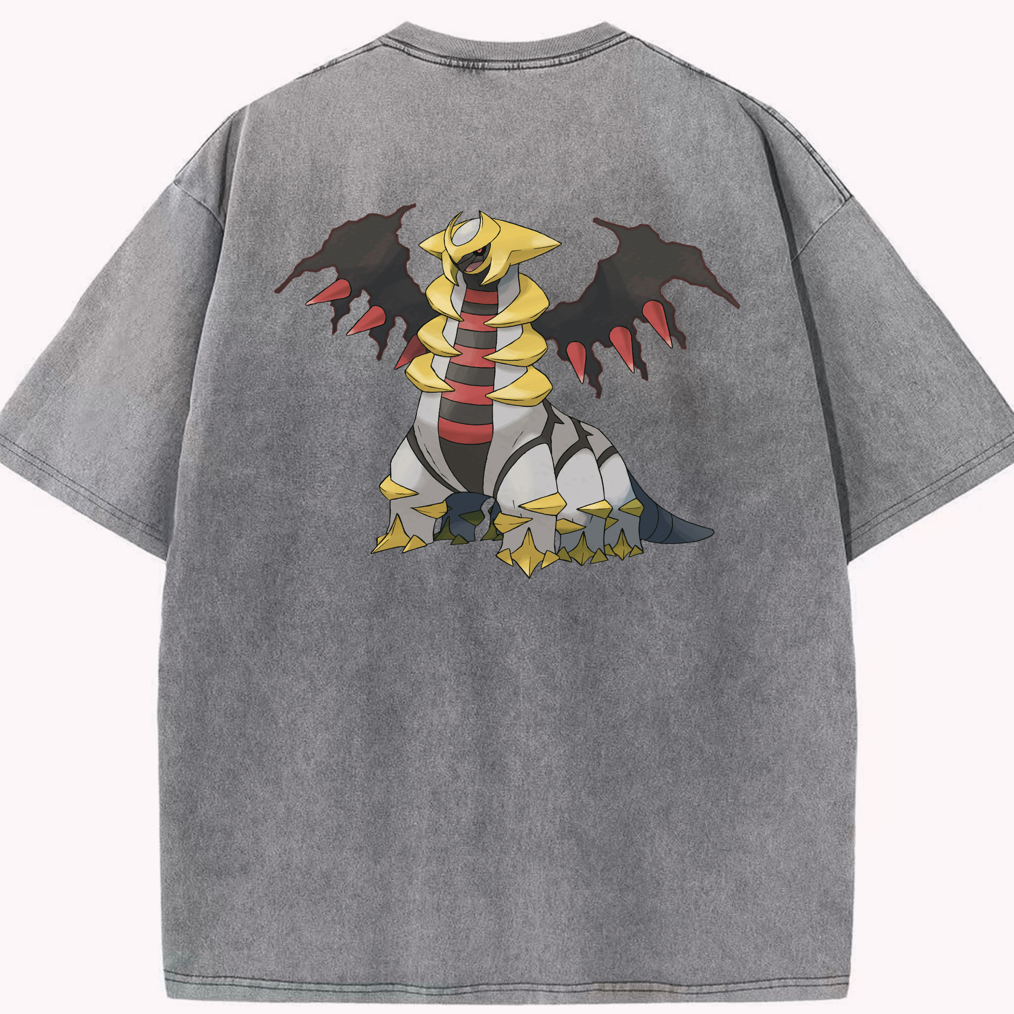 （画像用） ポケットモンスター Pokémon 綿100% ヴィンテージ風 半袖Tシャツ（背面プリント）