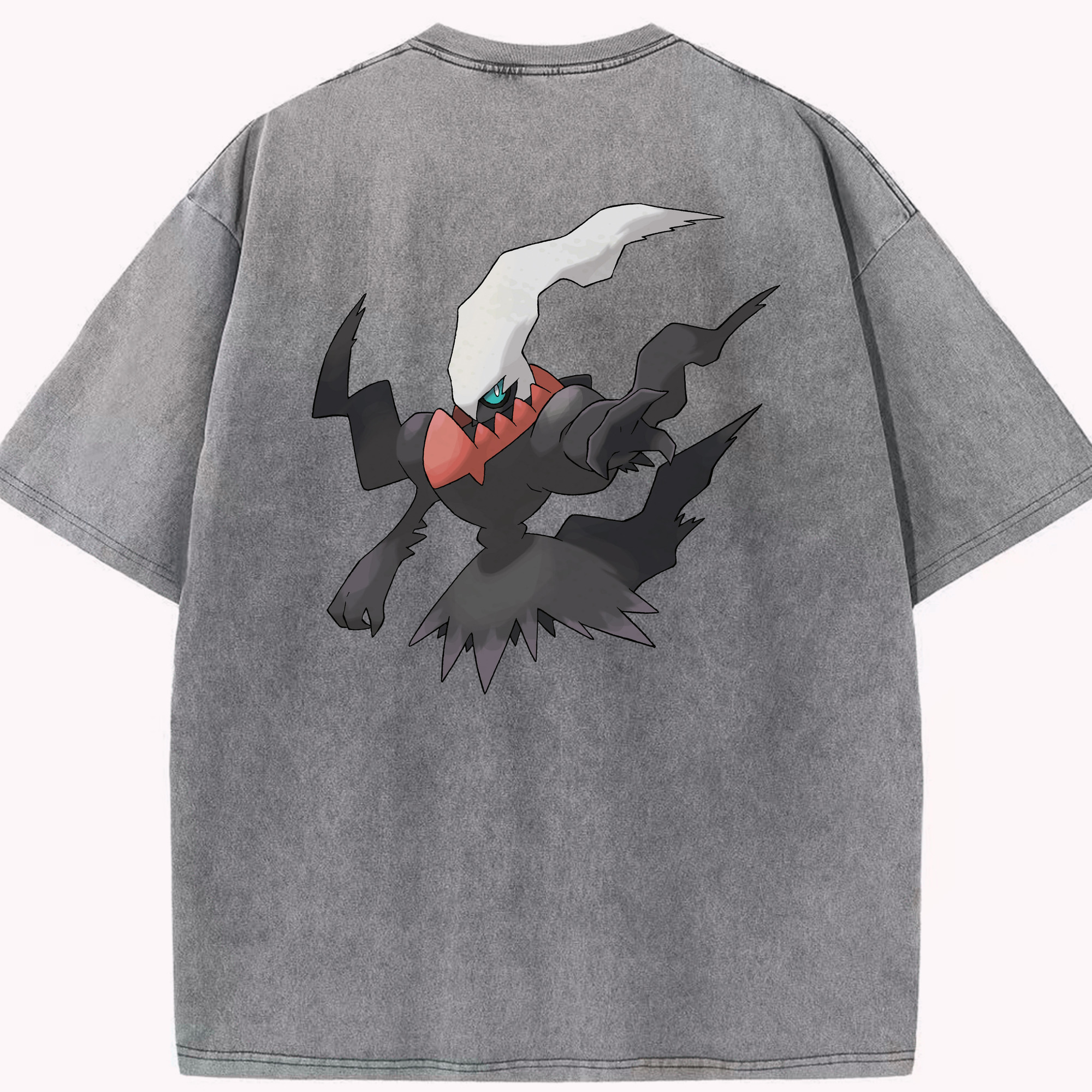 （画像用） ポケットモンスター Pokémon 綿100% ヴィンテージ風 半袖Tシャツ（背面プリント）