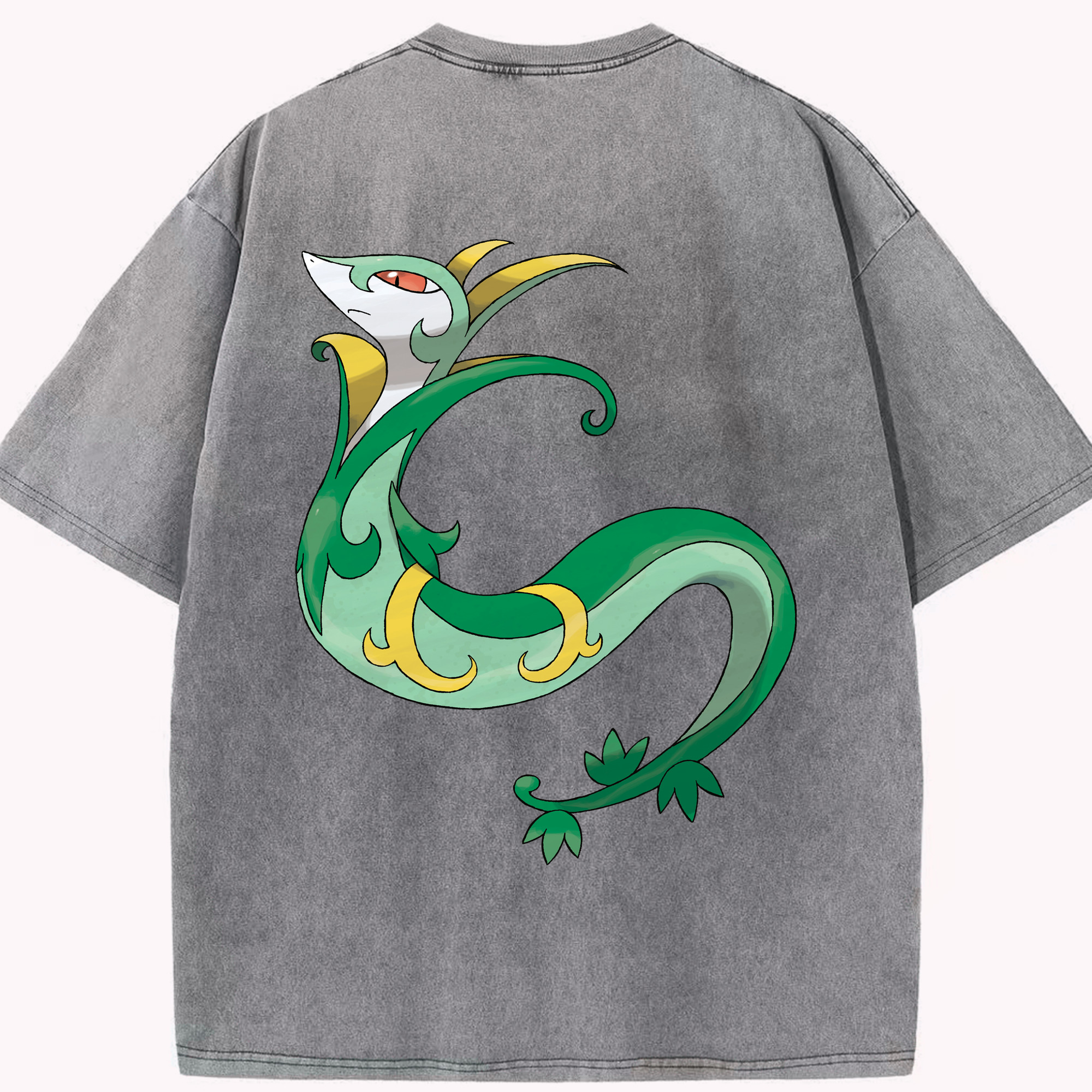 （画像用） ポケットモンスター Pokémon 綿100% ヴィンテージ風 半袖Tシャツ（背面プリント）