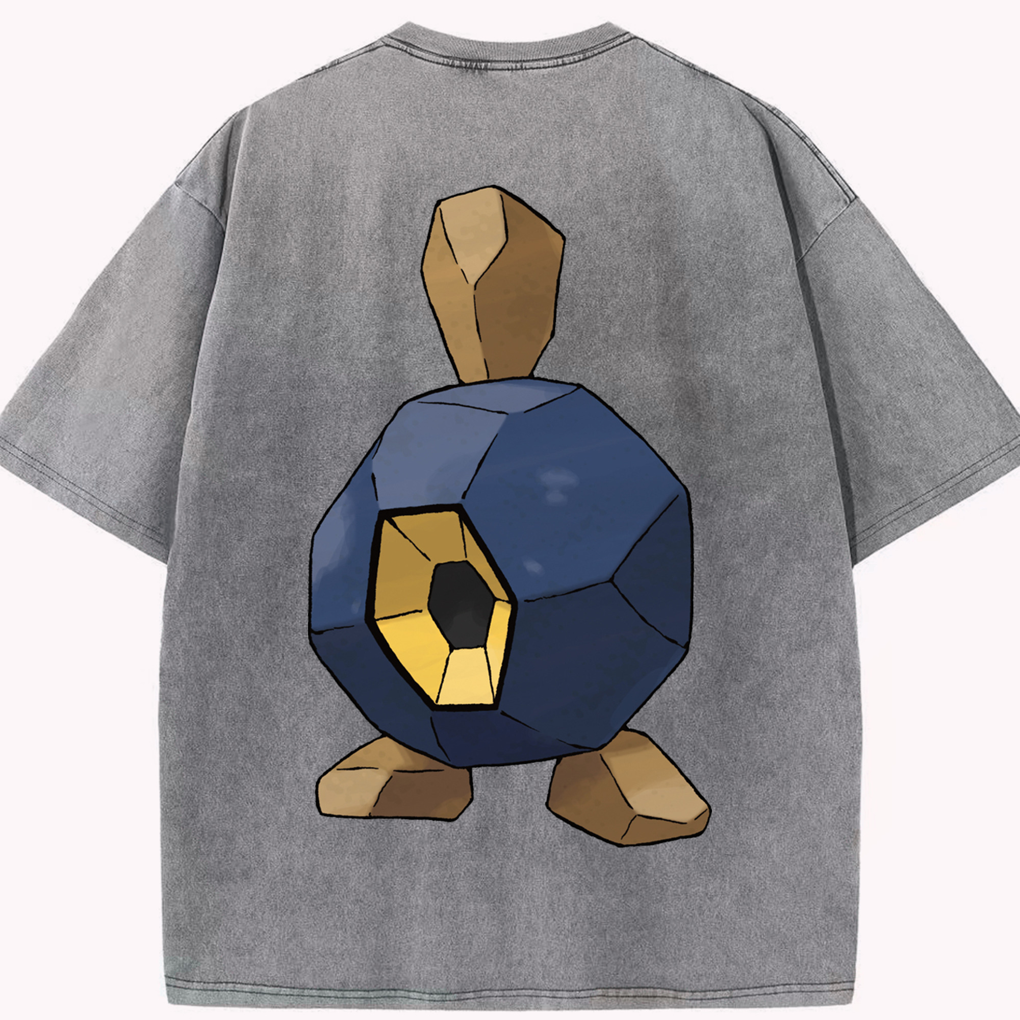 （画像用） ポケットモンスター Pokémon 綿100% ヴィンテージ風 半袖Tシャツ（背面プリント）