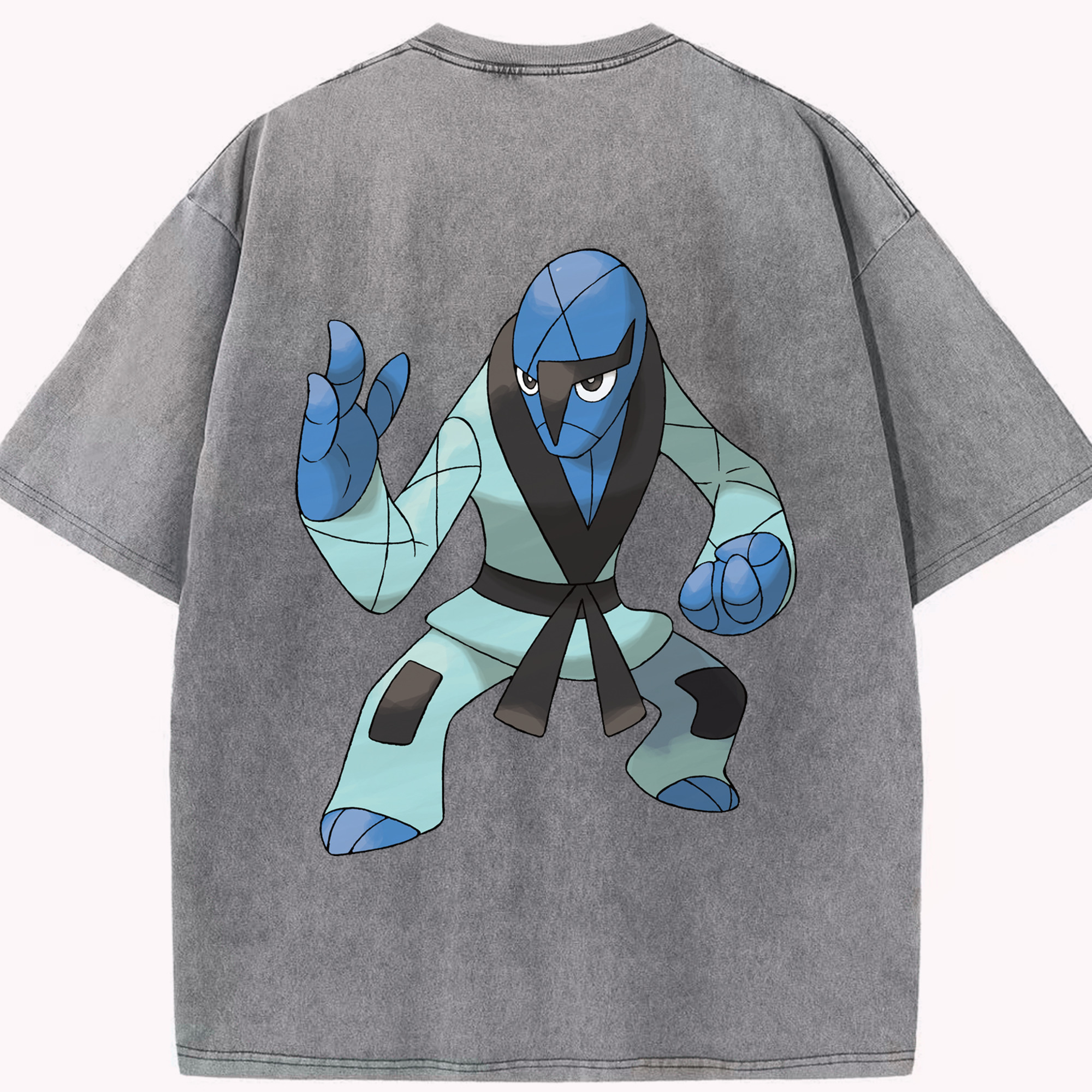 （画像用） ポケットモンスター Pokémon 綿100% ヴィンテージ風 半袖Tシャツ（背面プリント）
