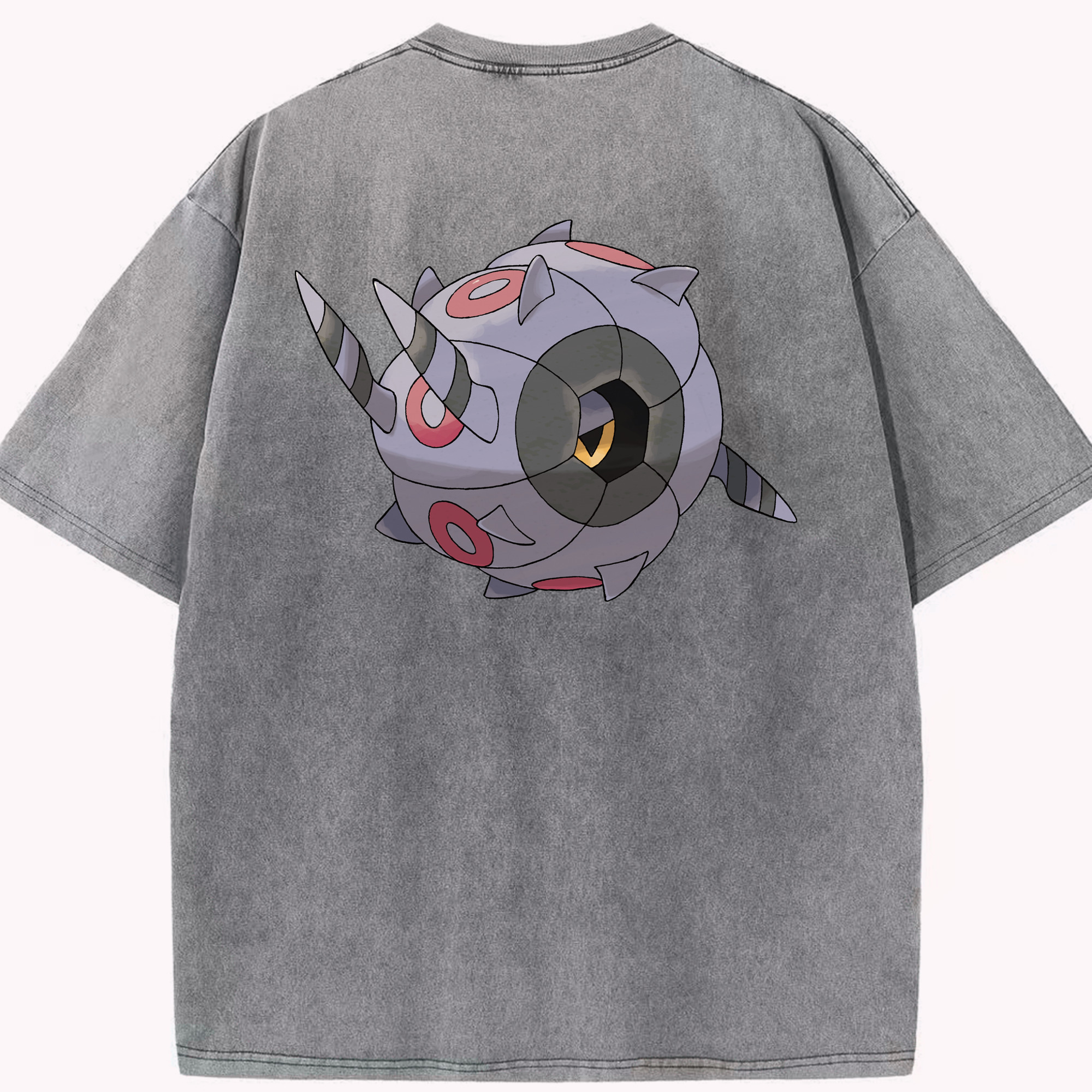 （画像用） ポケットモンスター Pokémon 綿100% ヴィンテージ風 半袖Tシャツ（背面プリント）