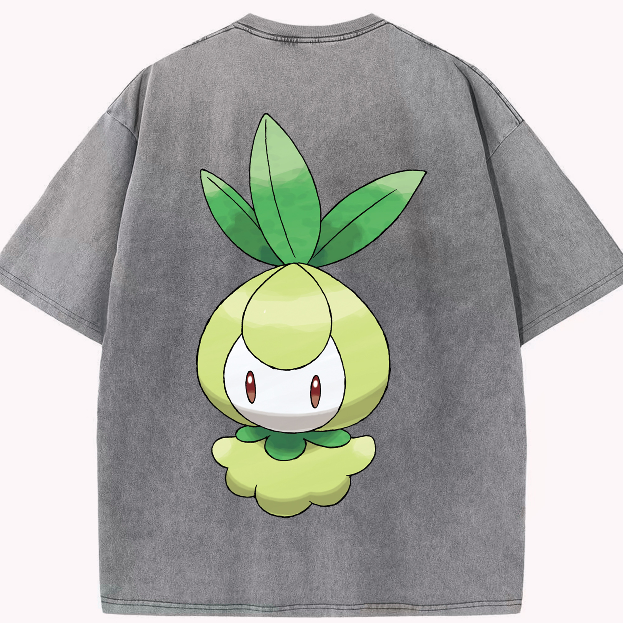 （画像用） ポケットモンスター Pokémon 綿100% ヴィンテージ風 半袖Tシャツ（背面プリント）