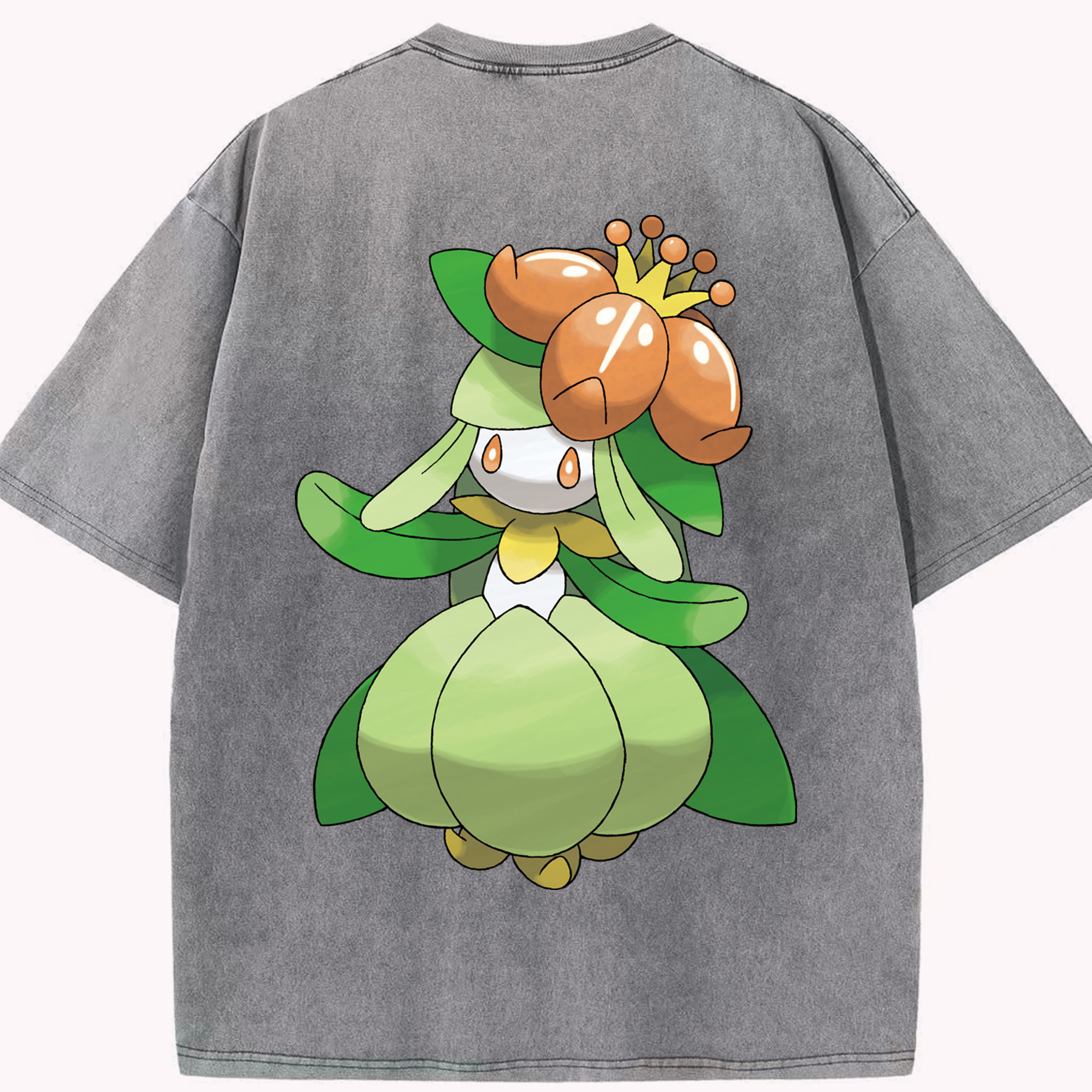 （画像用） ポケットモンスター Pokémon 綿100% ヴィンテージ風 半袖Tシャツ（背面プリント）