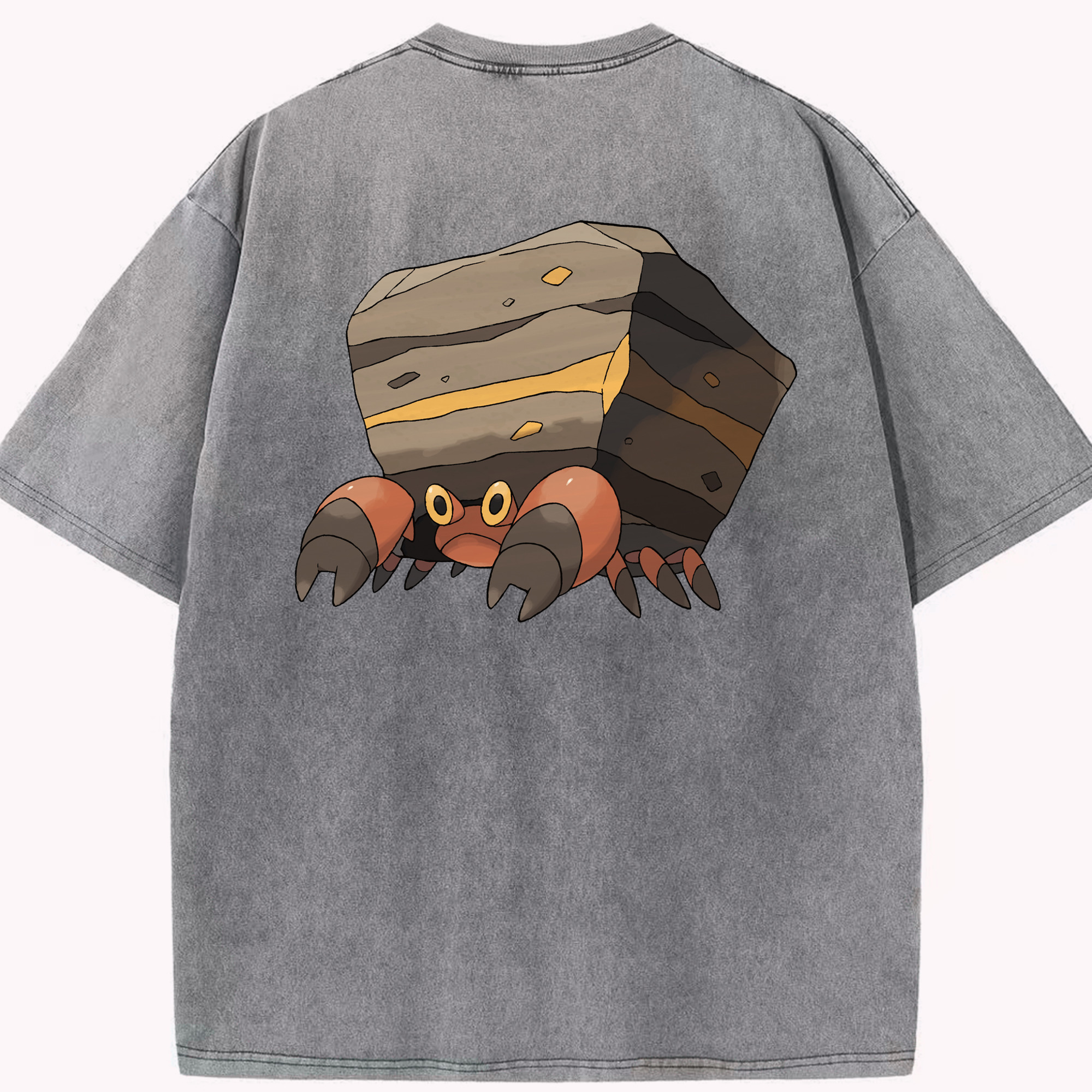 （画像用） ポケットモンスター Pokémon 綿100% ヴィンテージ風 半袖Tシャツ（背面プリント）