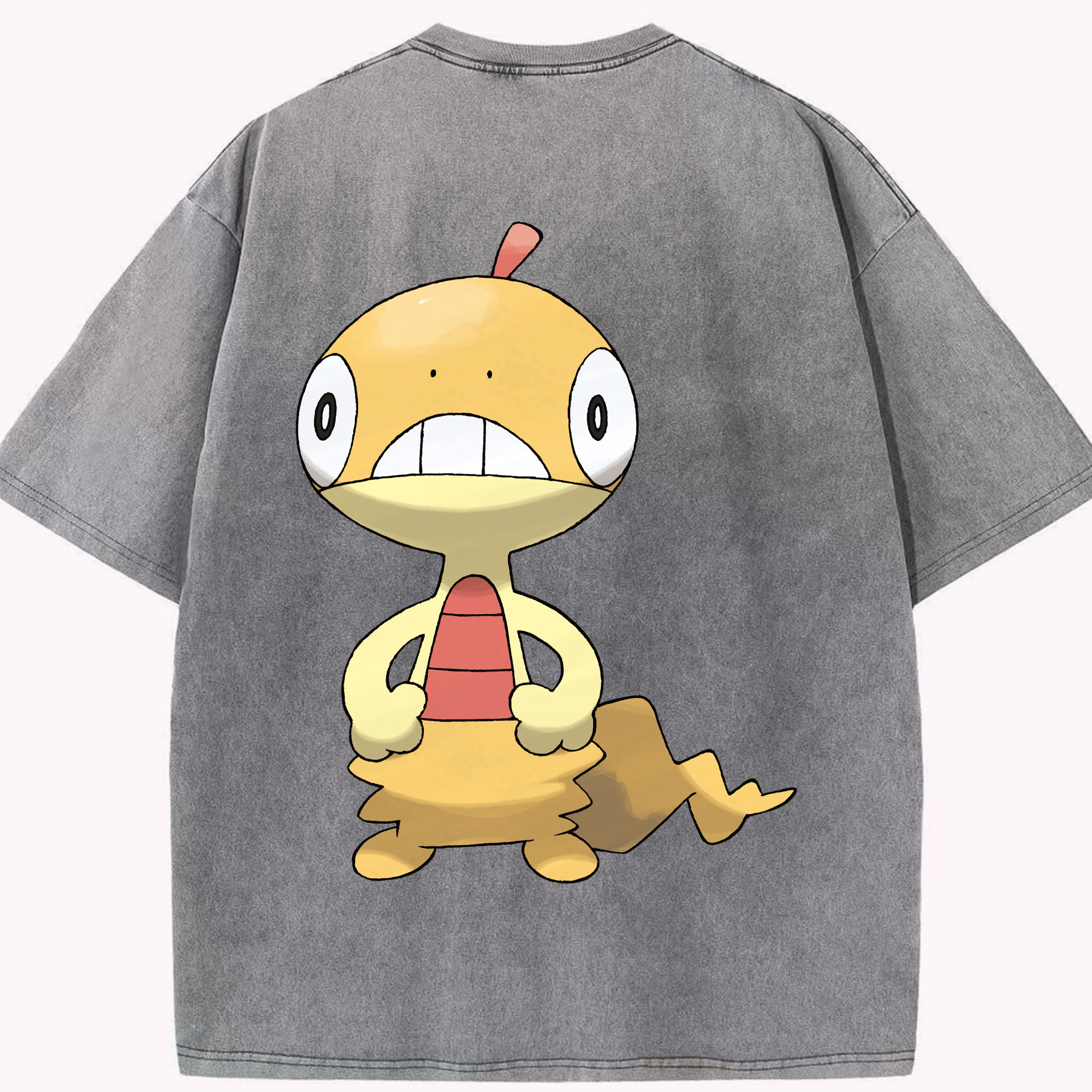 （画像用） ポケットモンスター Pokémon 綿100% ヴィンテージ風 半袖Tシャツ（背面プリント）