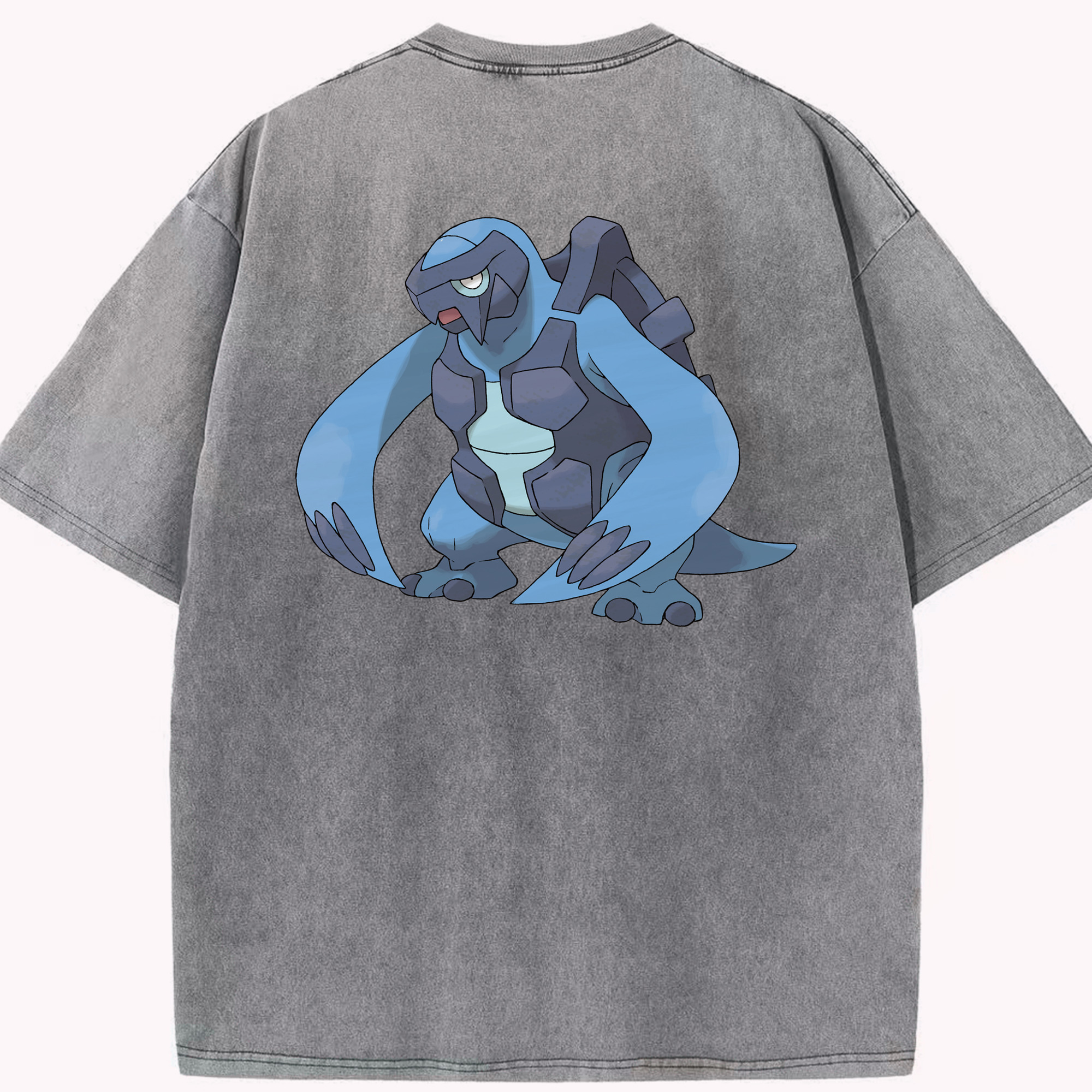 （画像用） ポケットモンスター Pokémon 綿100% ヴィンテージ風 半袖Tシャツ（背面プリント）