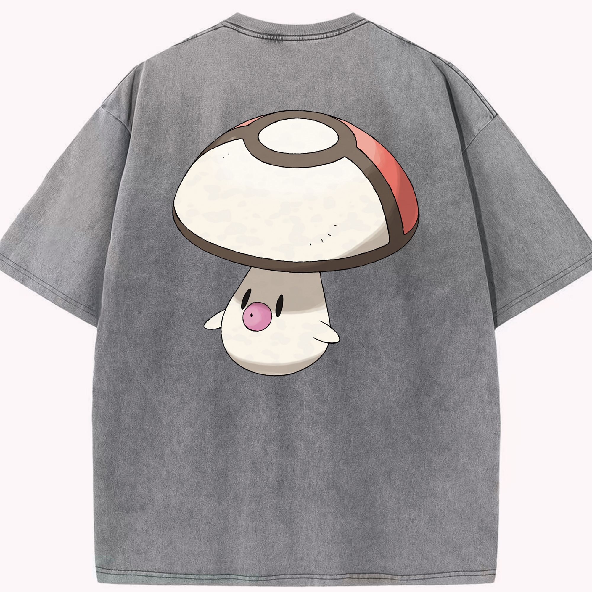 （画像用） ポケットモンスター Pokémon 綿100% ヴィンテージ風 半袖Tシャツ（背面プリント）