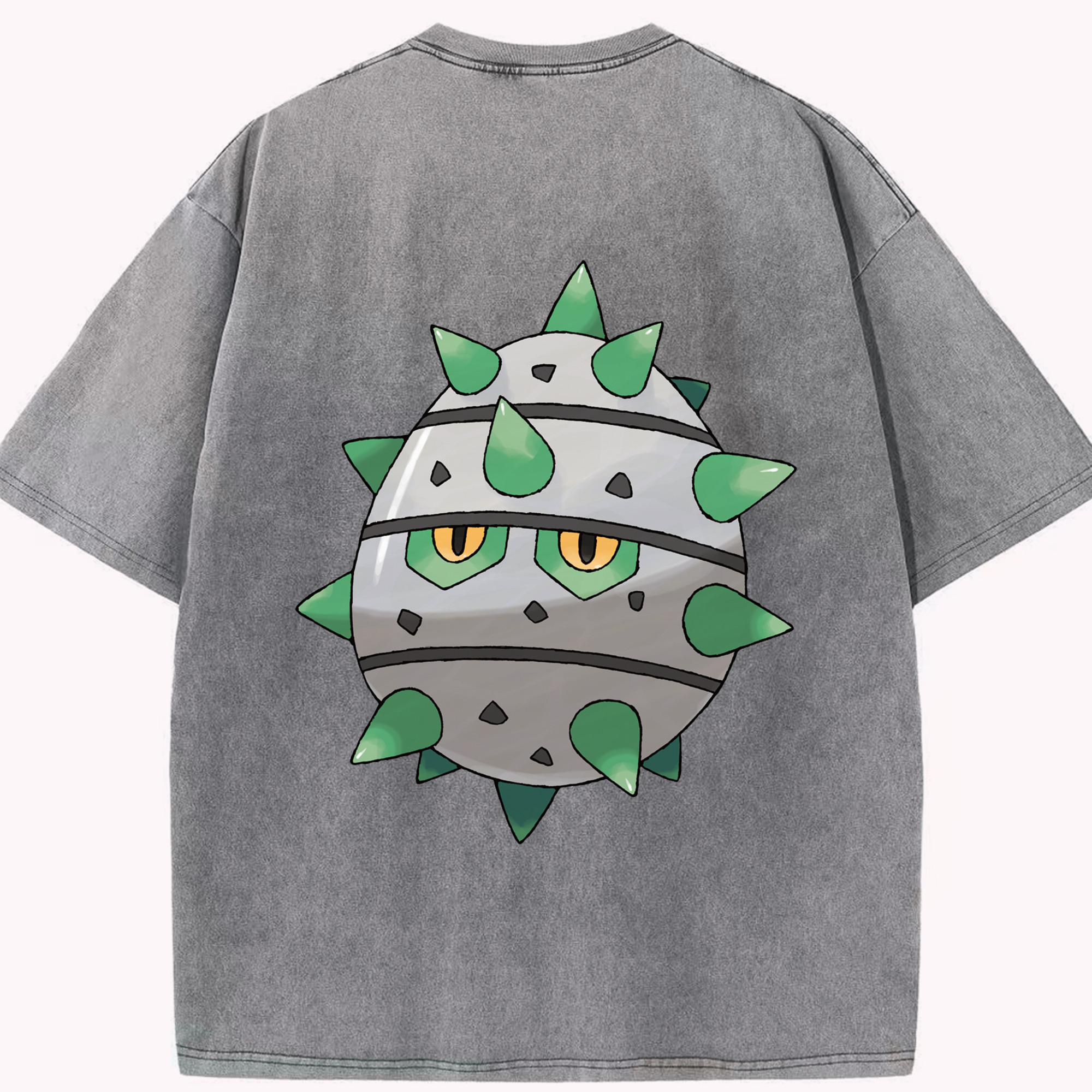 （画像用） ポケットモンスター Pokémon 綿100% ヴィンテージ風 半袖Tシャツ（背面プリント）