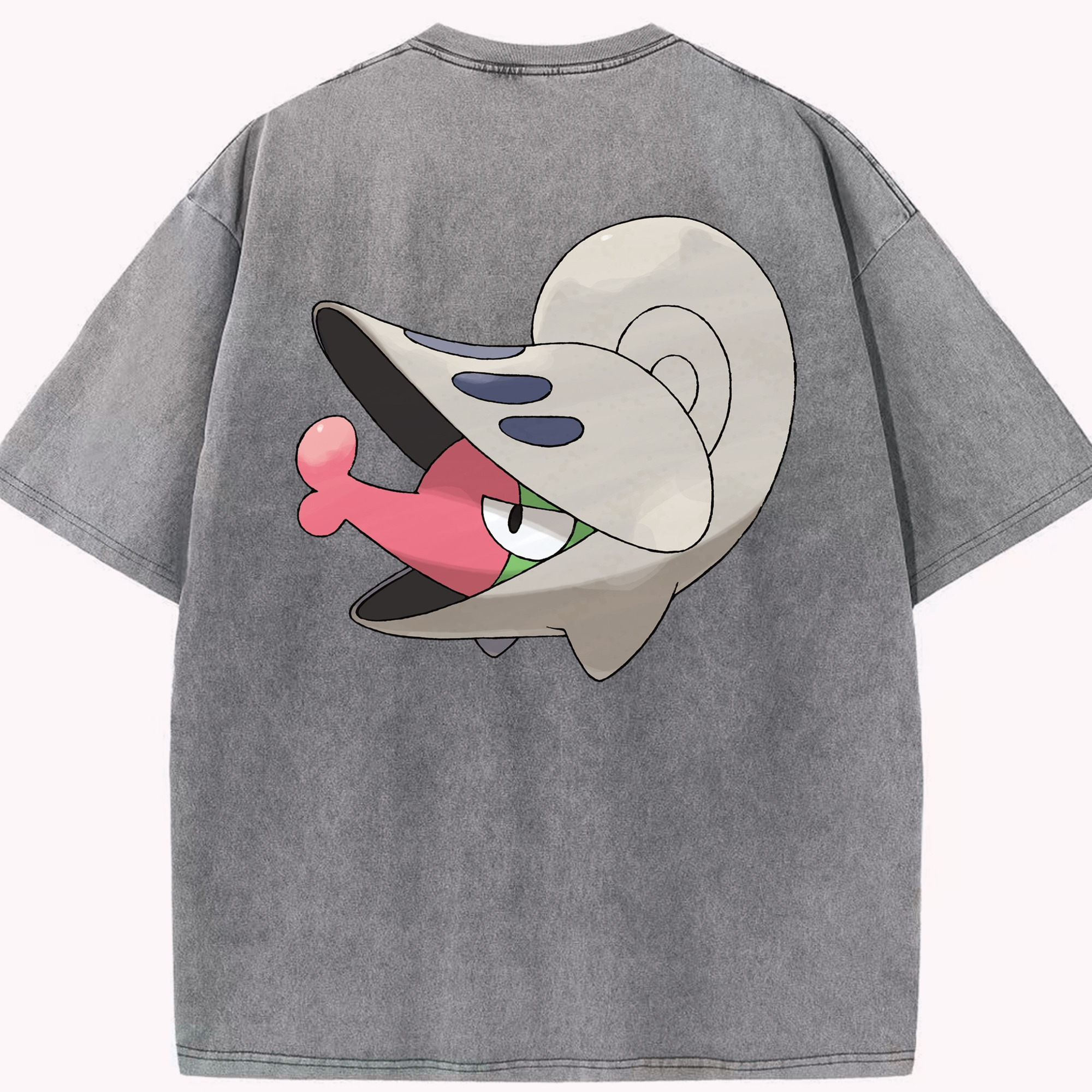 （画像用） ポケットモンスター Pokémon 綿100% ヴィンテージ風 半袖Tシャツ（背面プリント）