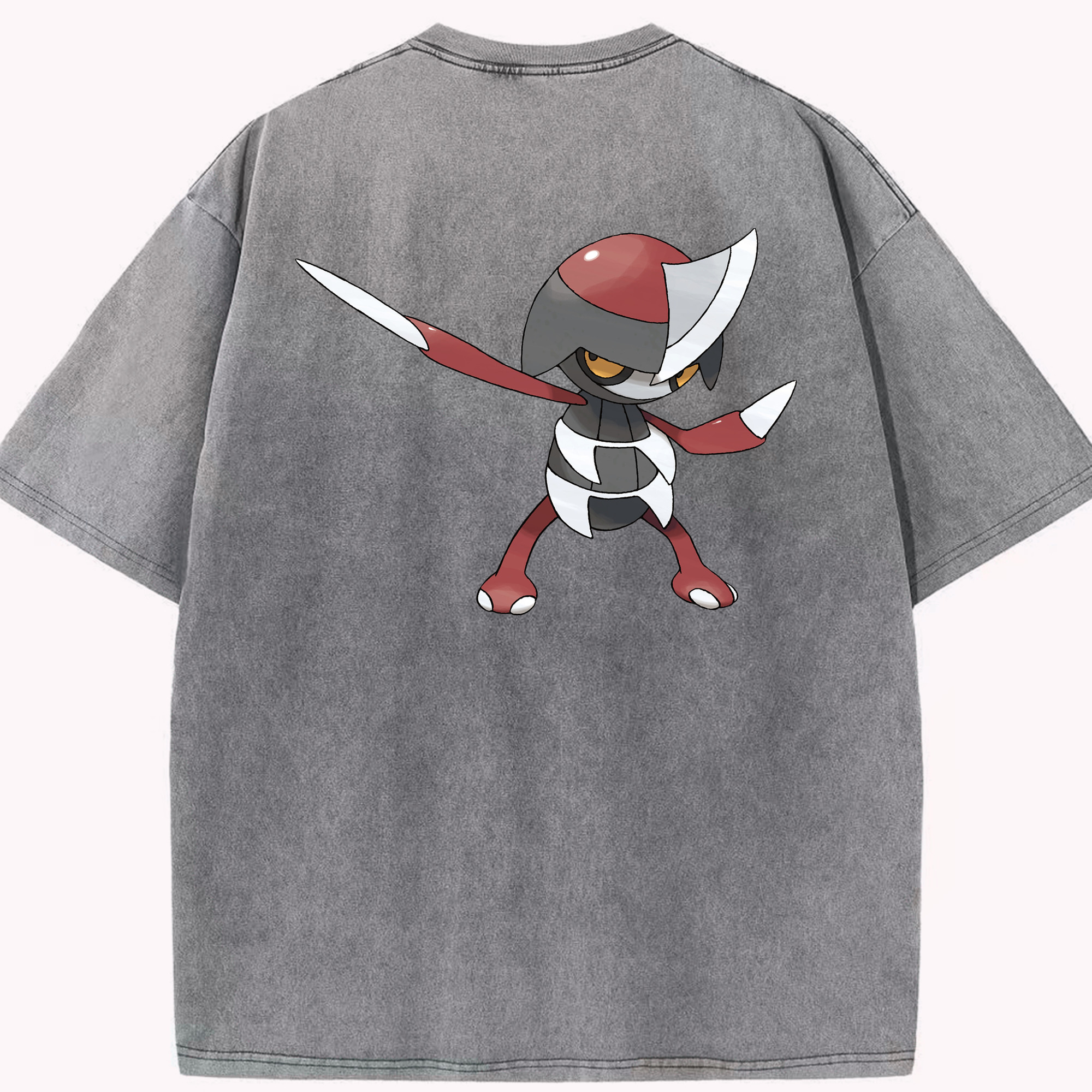 （画像用） ポケットモンスター Pokémon 綿100% ヴィンテージ風 半袖Tシャツ（背面プリント）