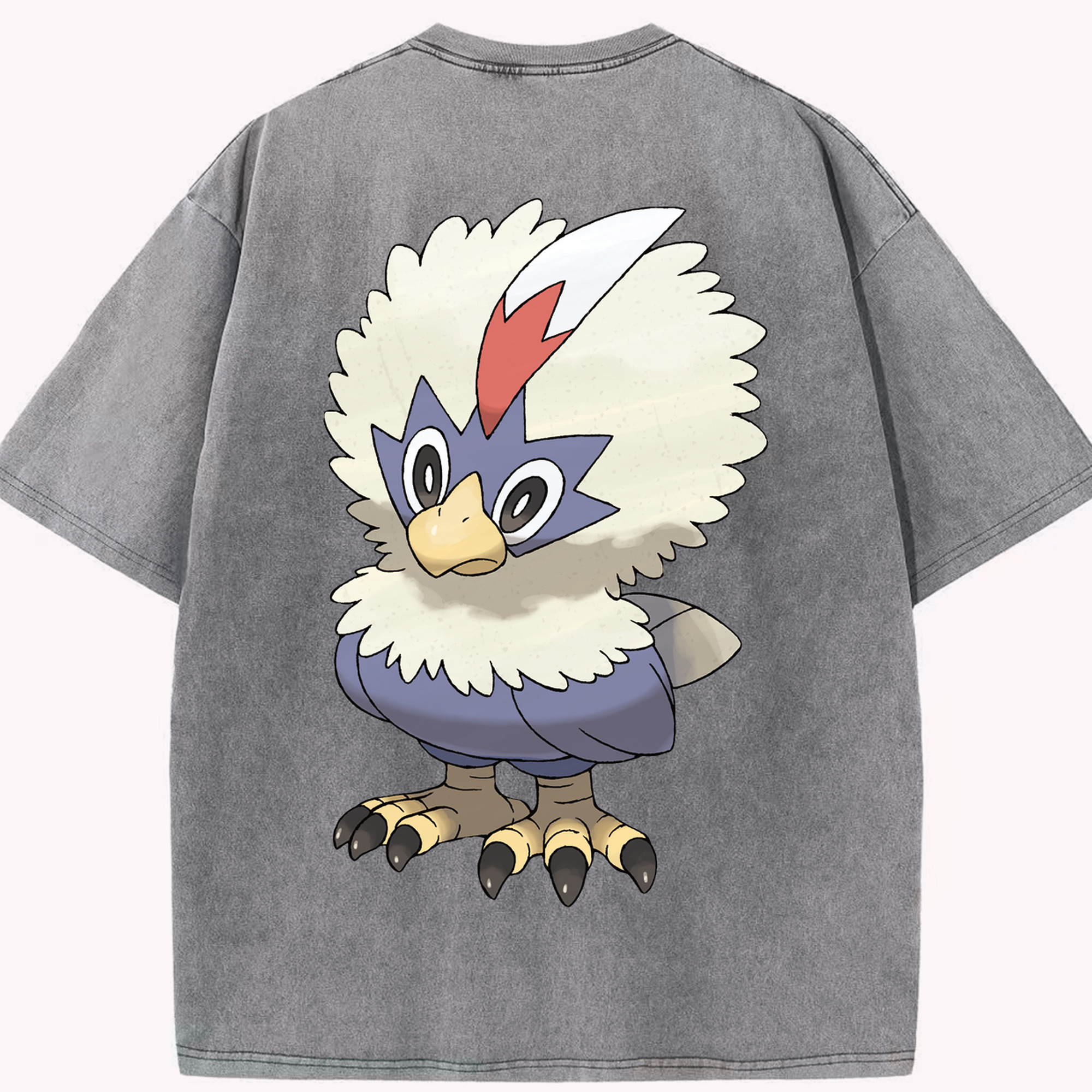 （画像用） ポケットモンスター Pokémon 綿100% ヴィンテージ風 半袖Tシャツ（背面プリント）