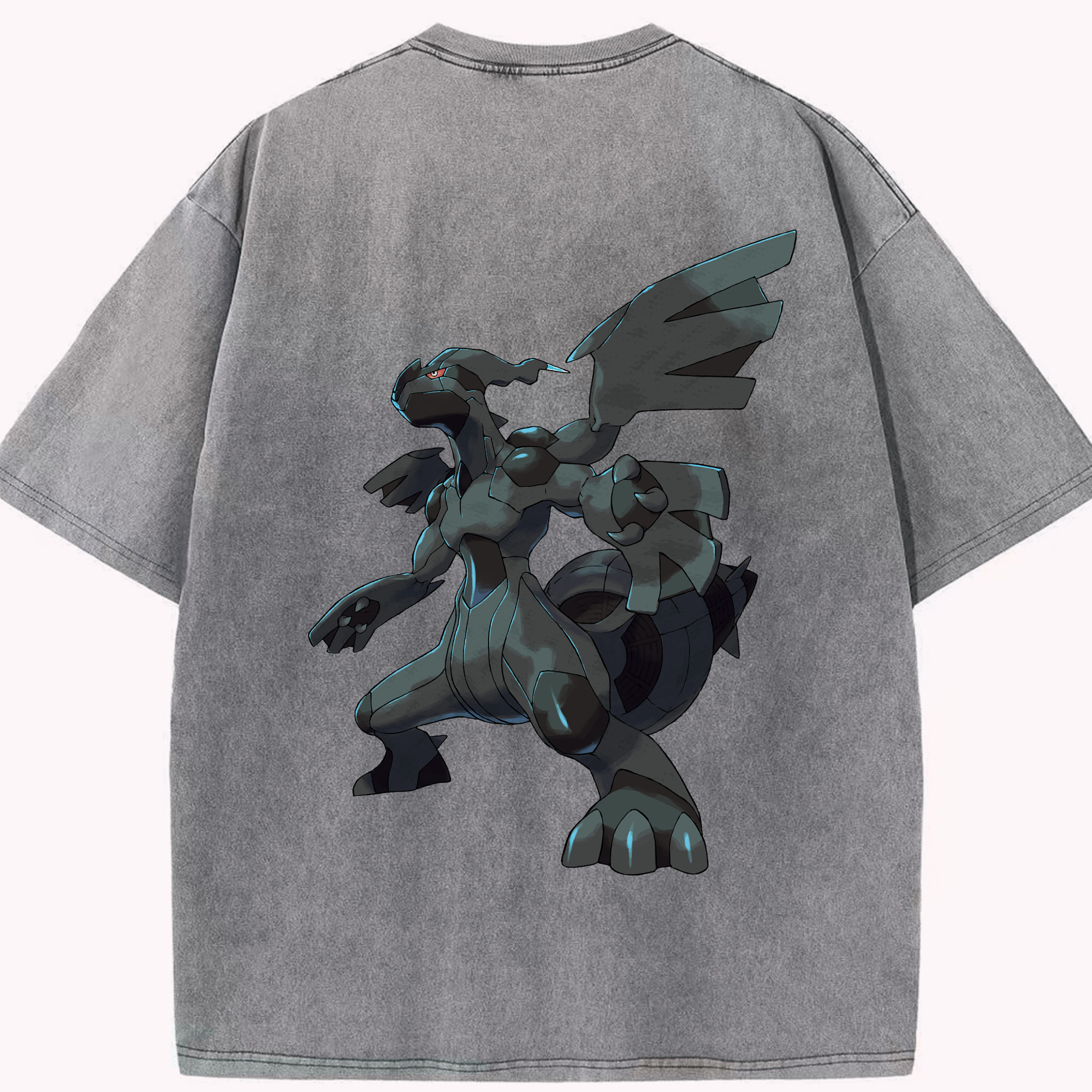 （画像用） ポケットモンスター Pokémon 綿100% ヴィンテージ風 半袖Tシャツ（背面プリント）