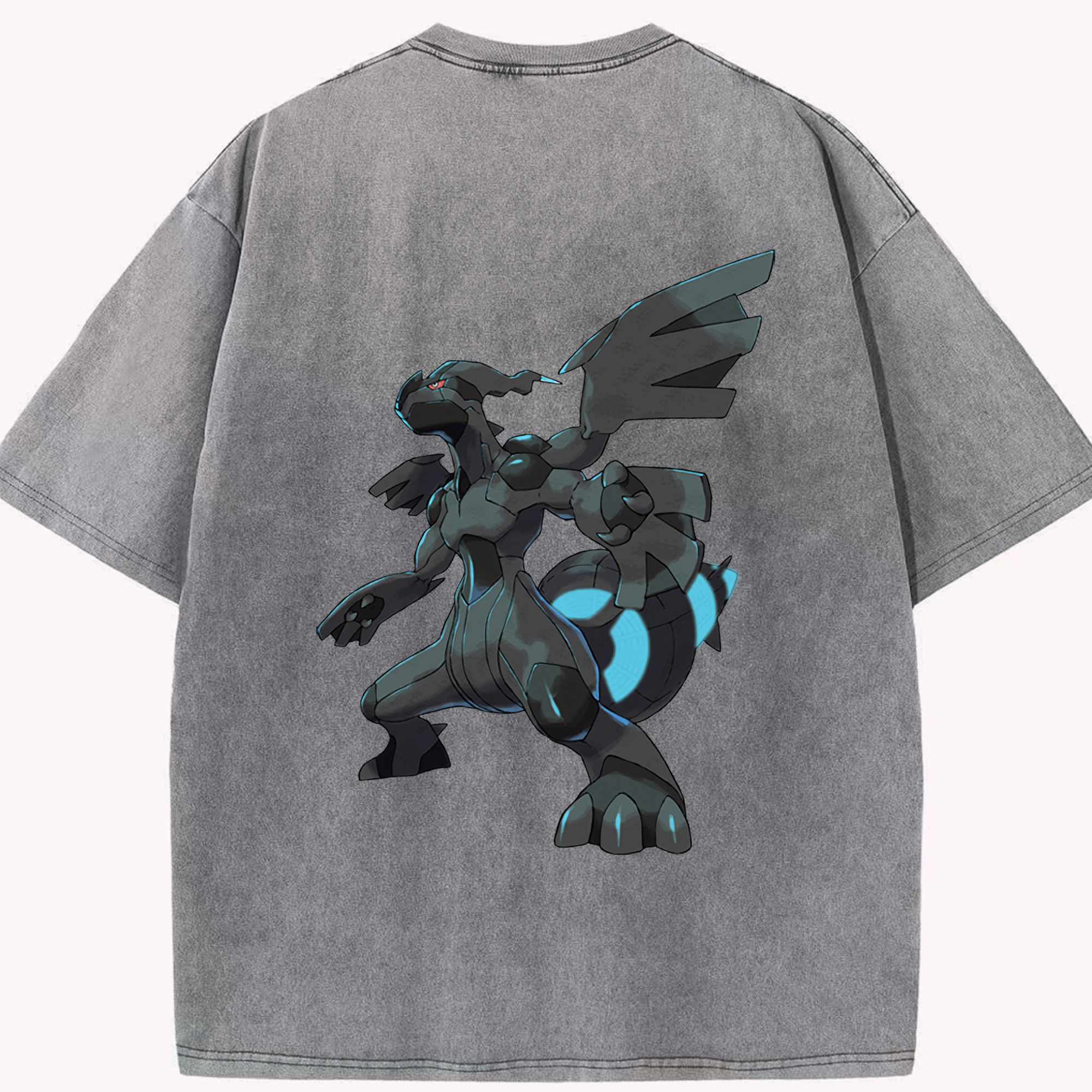 （画像用） ポケットモンスター Pokémon 綿100% ヴィンテージ風 半袖Tシャツ（背面プリント）