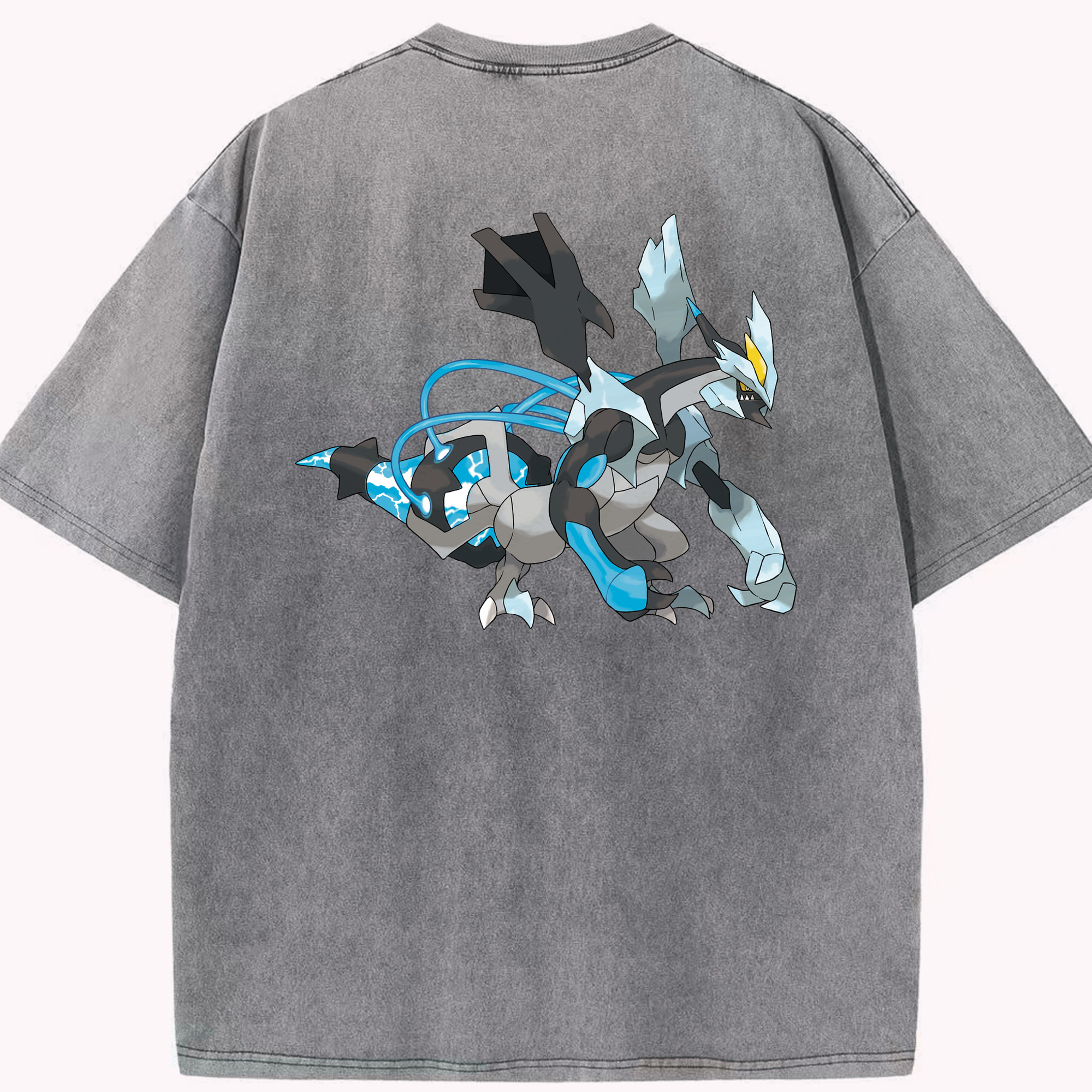 （画像用） ポケットモンスター Pokémon 綿100% ヴィンテージ風 半袖Tシャツ（背面プリント）