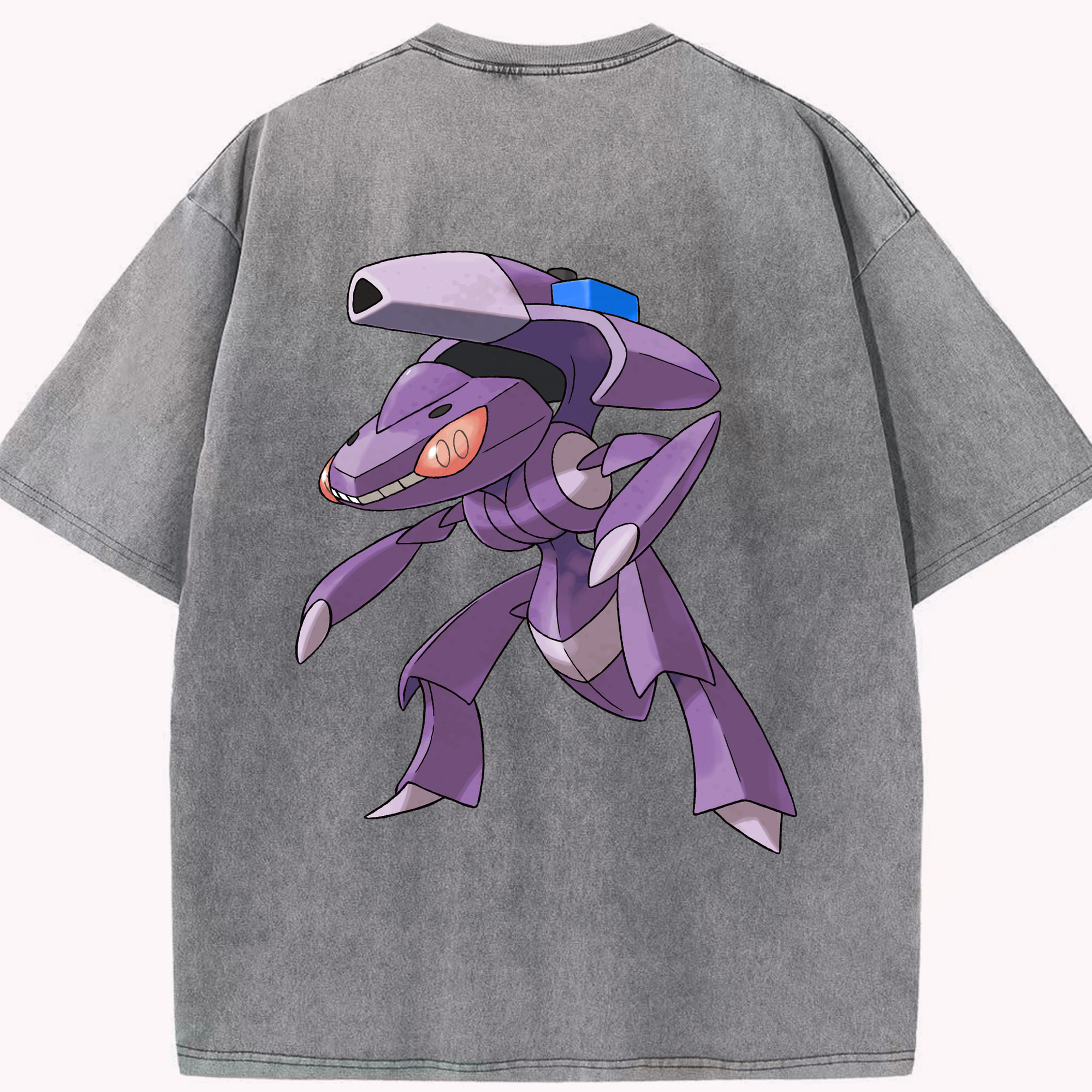 （画像用） ポケットモンスター Pokémon 綿100% ヴィンテージ風 半袖Tシャツ（背面プリント）