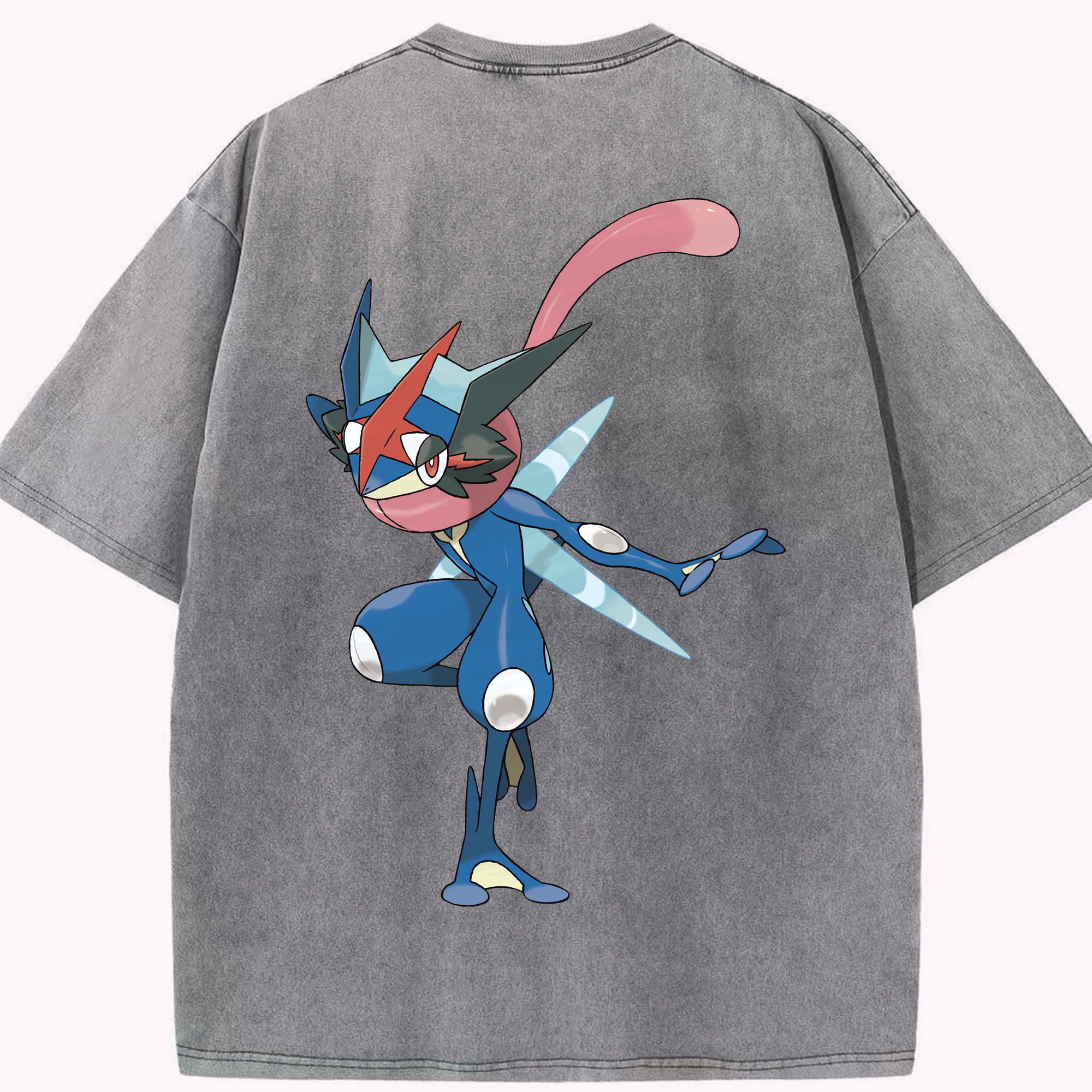 （画像用） ポケットモンスター Pokémon 綿100% ヴィンテージ風 半袖Tシャツ（背面プリント）