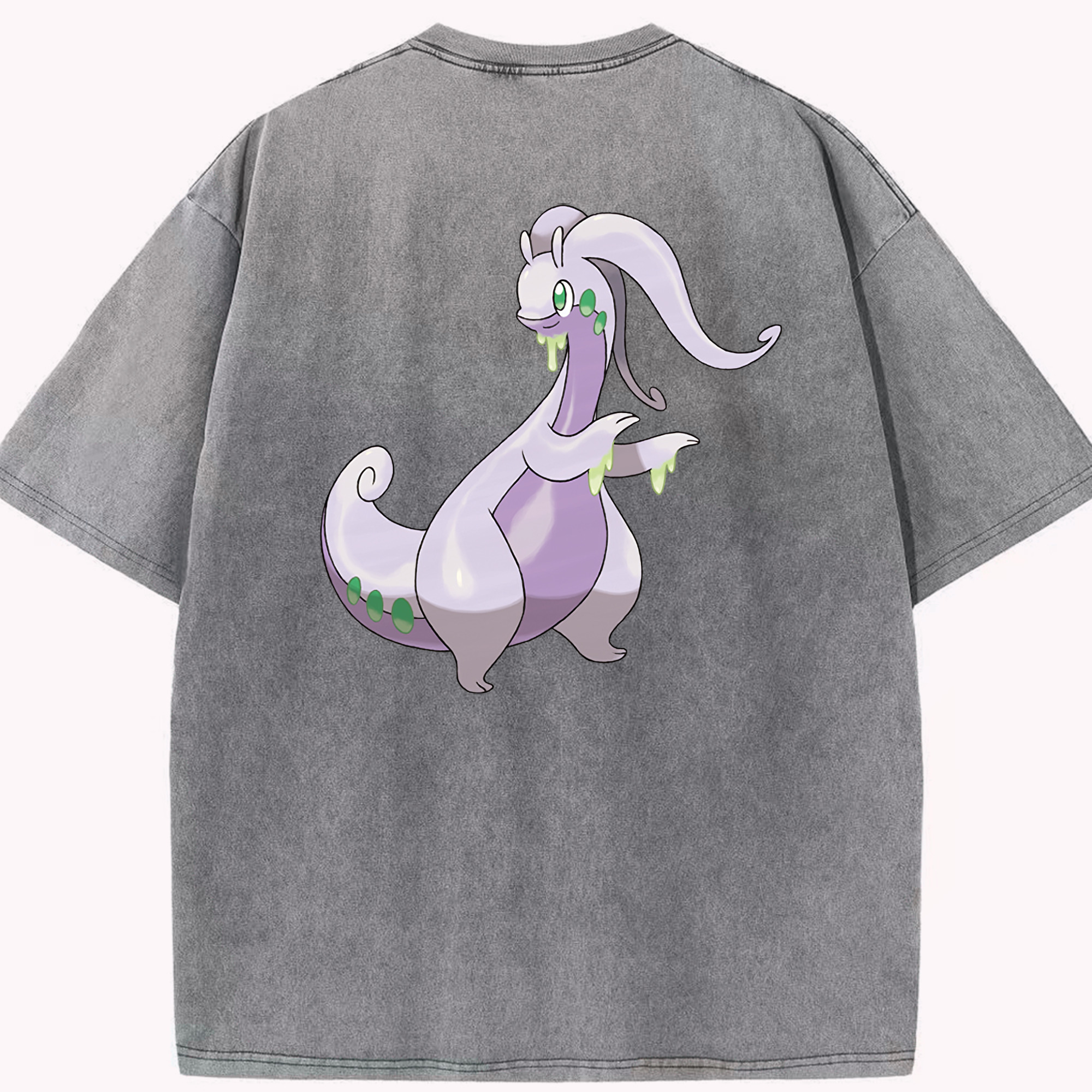 （画像用） ポケットモンスター Pokémon 綿100% ヴィンテージ風 半袖Tシャツ（背面プリント）