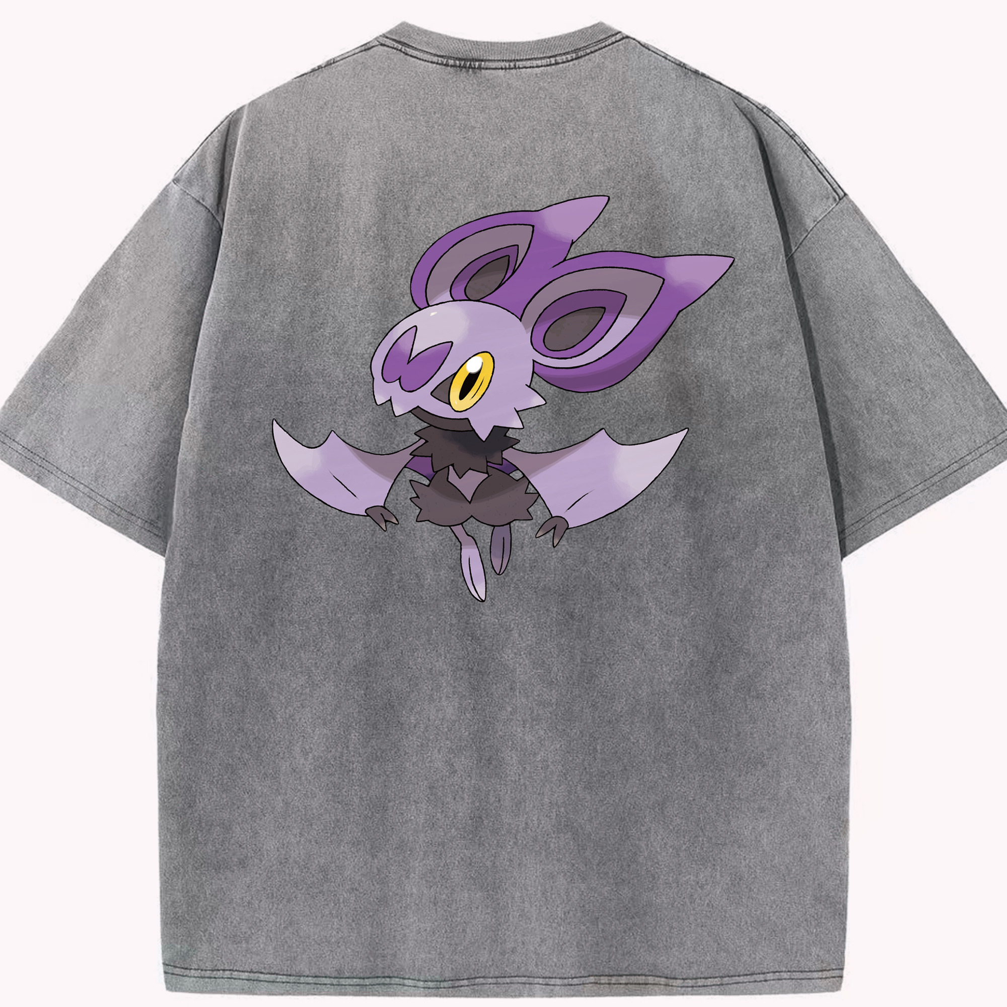 （画像用） ポケットモンスター Pokémon 綿100% ヴィンテージ風 半袖Tシャツ（背面プリント）