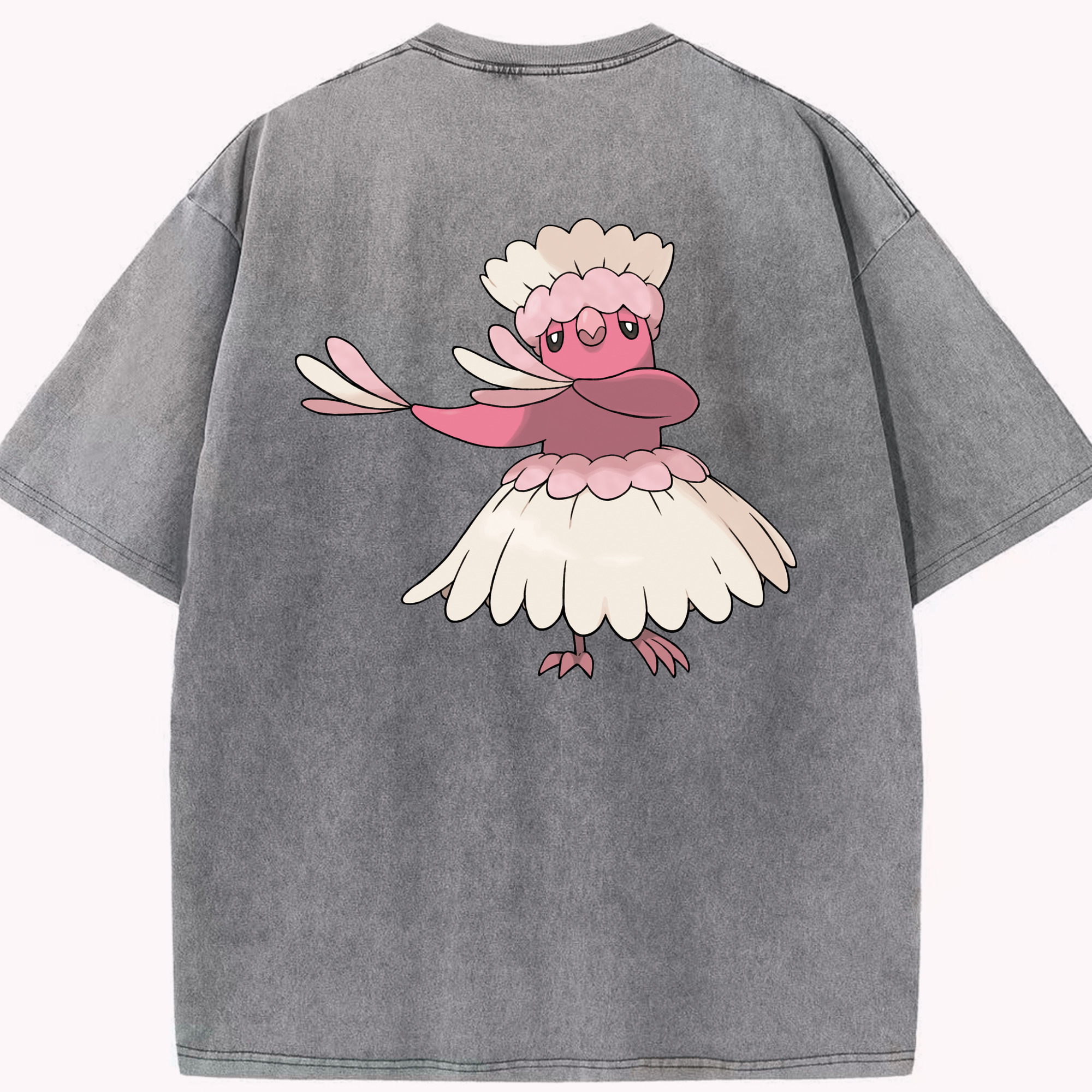 （画像用） ポケットモンスター Pokémon 綿100% ヴィンテージ風 半袖Tシャツ（背面プリント）