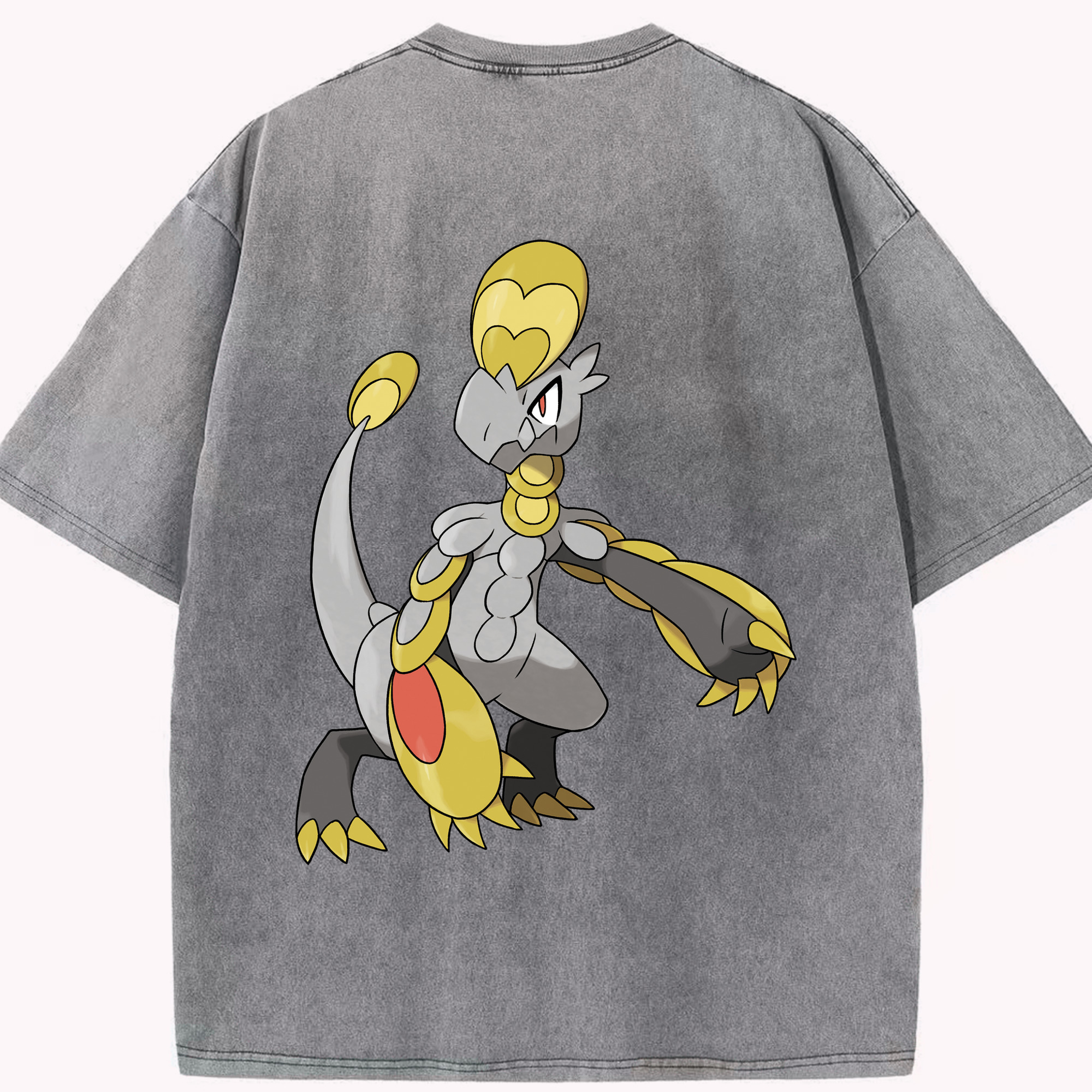 （画像用） ポケットモンスター Pokémon 綿100% ヴィンテージ風 半袖Tシャツ（背面プリント）