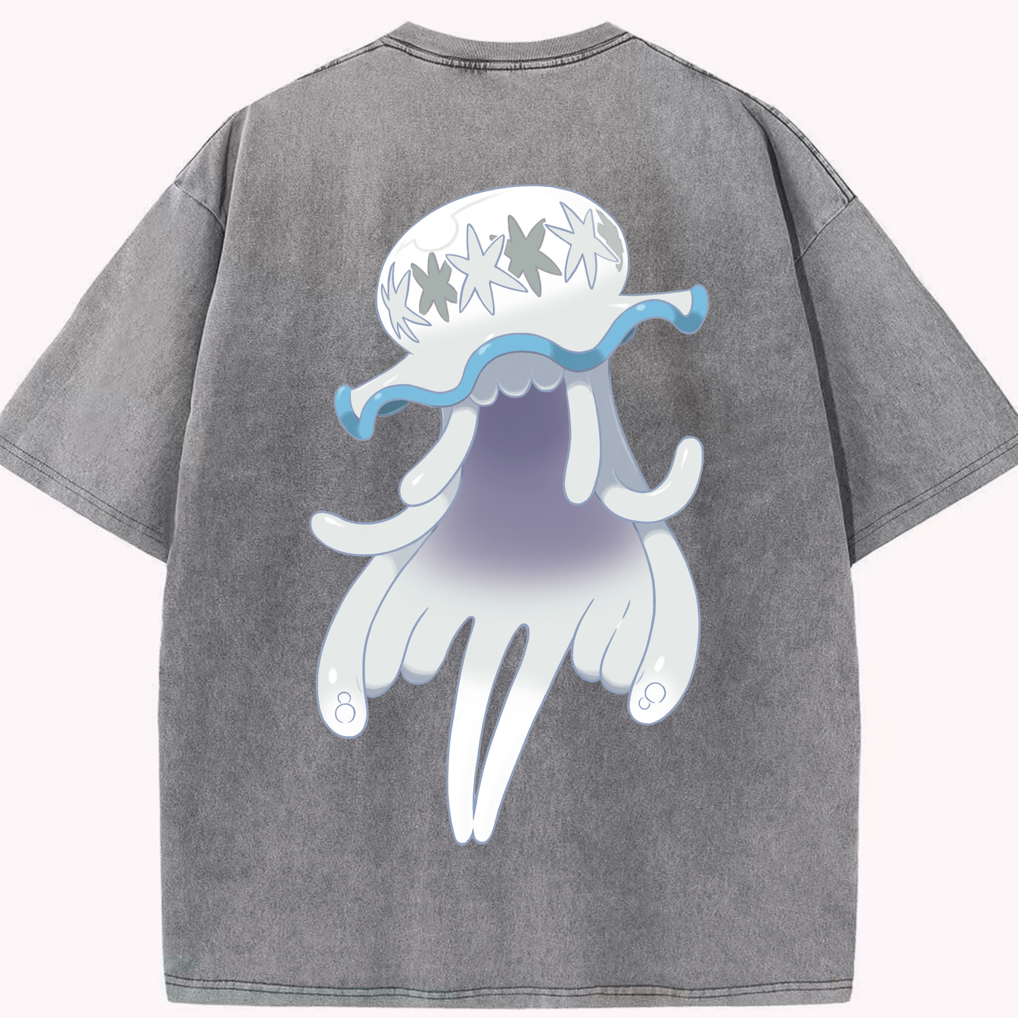 （画像用） ポケットモンスター Pokémon 綿100% ヴィンテージ風 半袖Tシャツ（背面プリント）