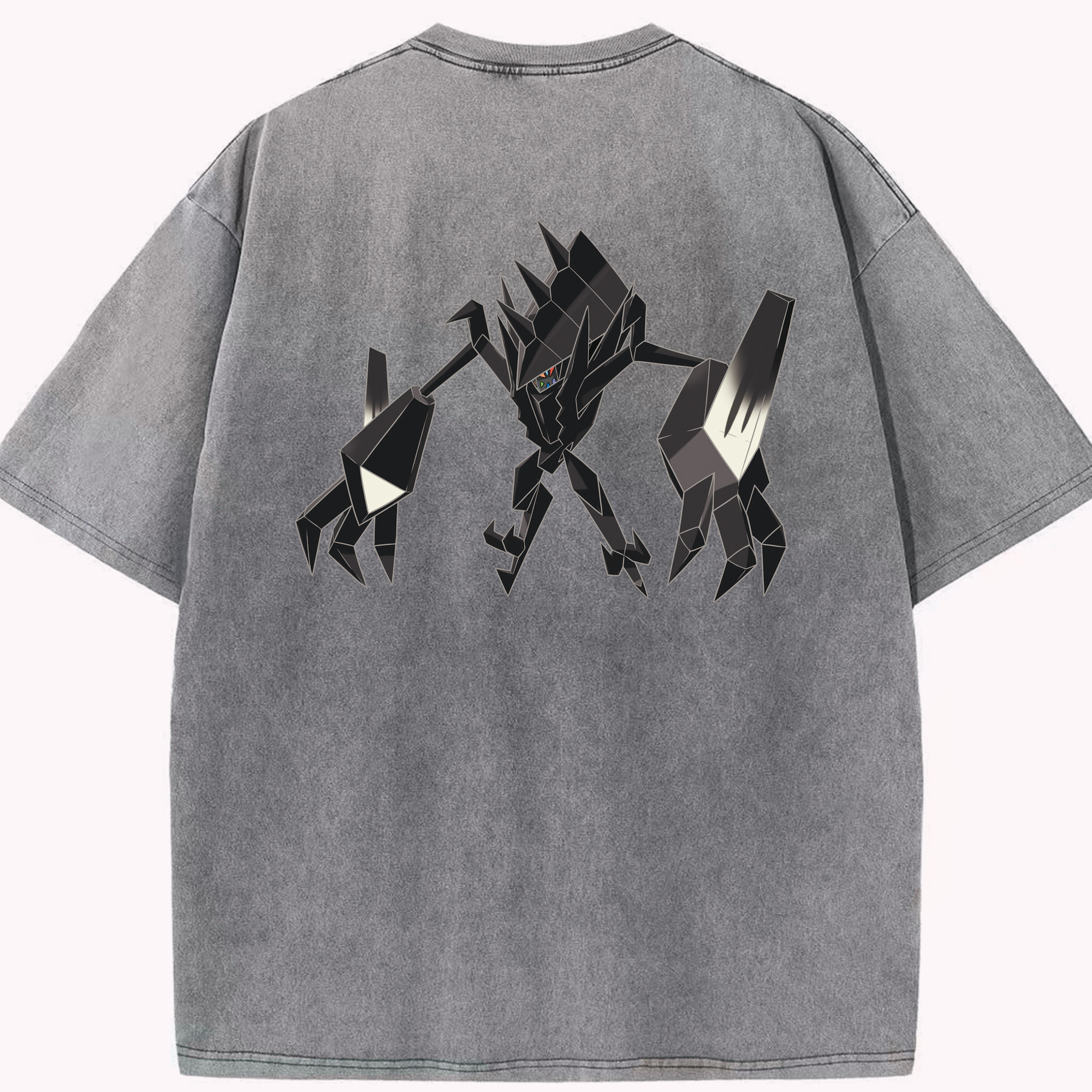 （画像用） ポケットモンスター Pokémon 綿100% ヴィンテージ風 半袖Tシャツ（背面プリント）