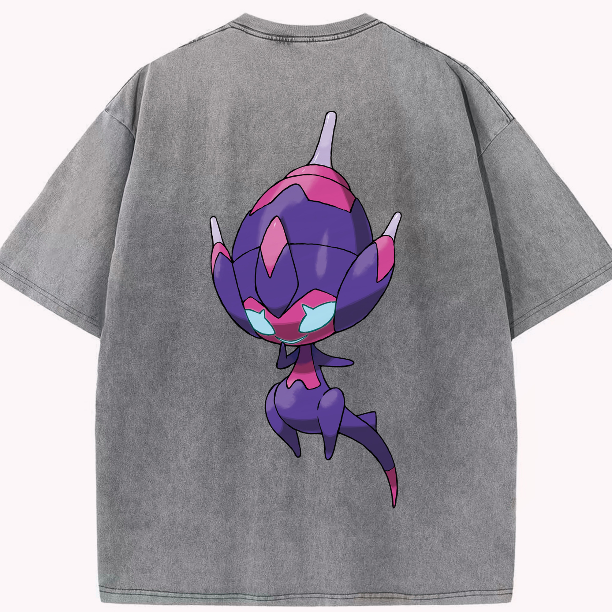 （画像用） ポケットモンスター Pokémon 綿100% ヴィンテージ風 半袖Tシャツ（背面プリント）