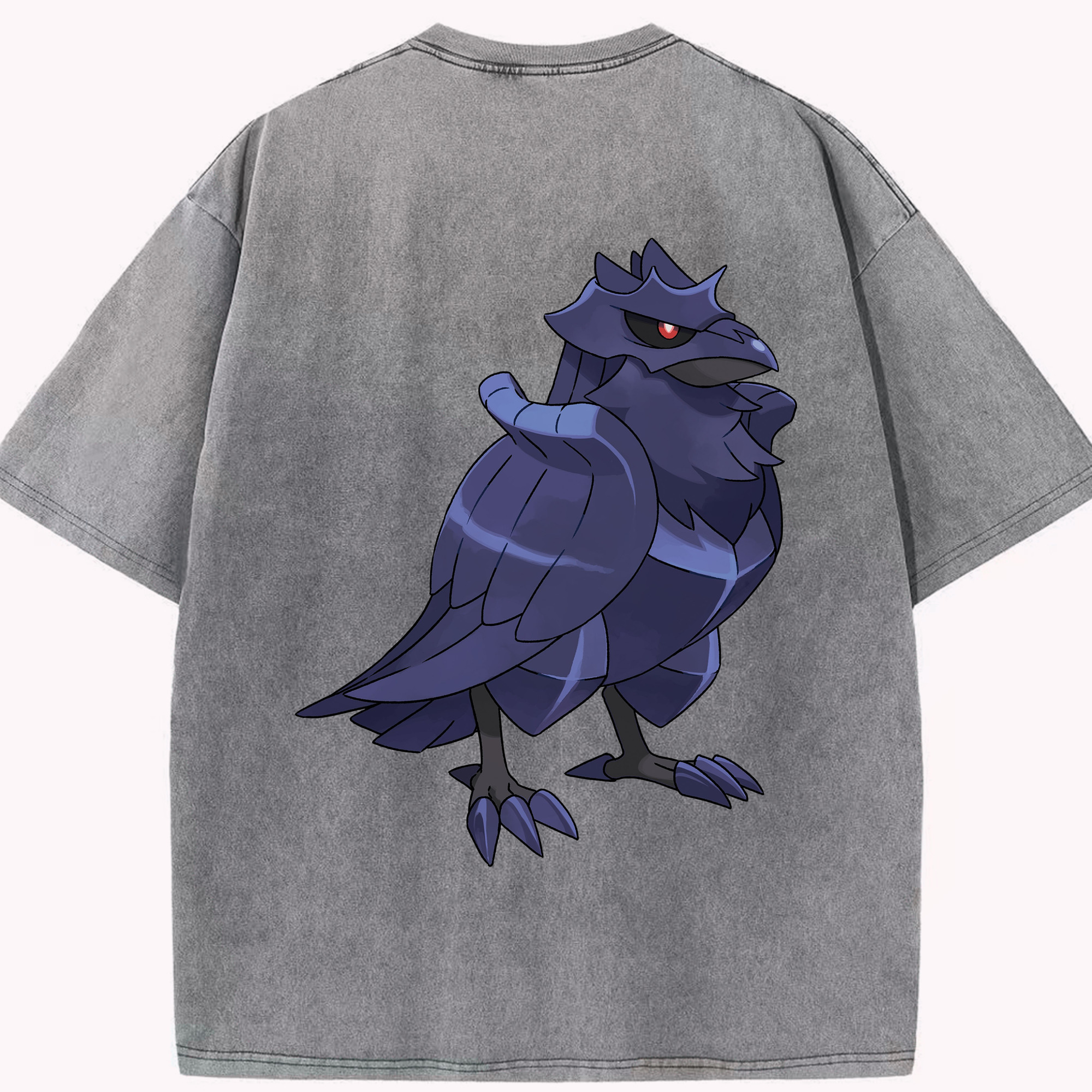 （画像用） ポケットモンスター Pokémon 綿100% ヴィンテージ風 半袖Tシャツ（背面プリント）