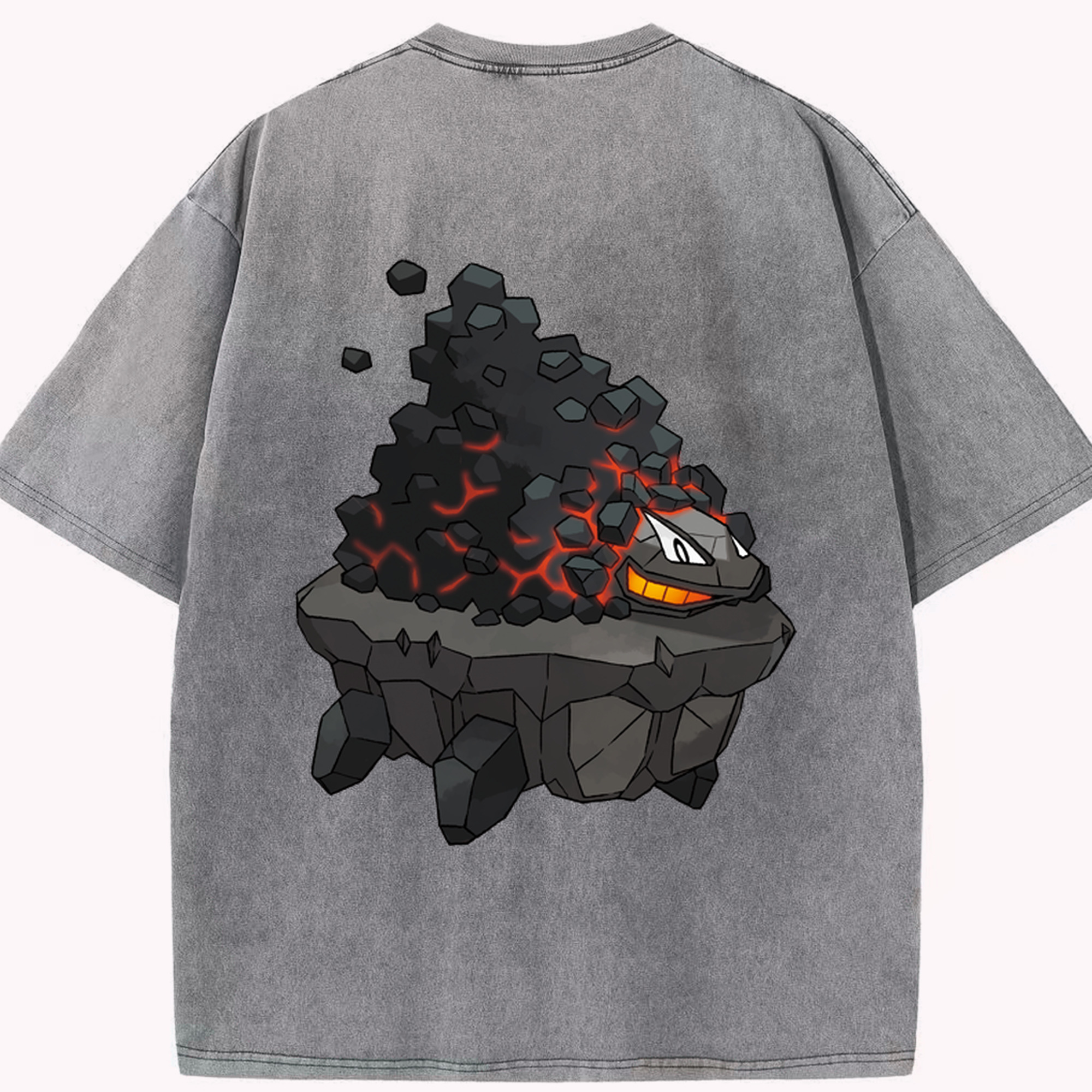 （画像用） ポケットモンスター Pokémon 綿100% ヴィンテージ風 半袖Tシャツ（背面プリント）