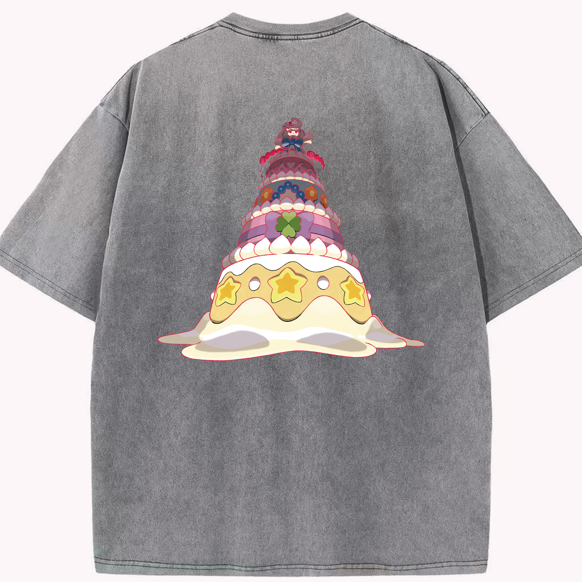 （画像用） ポケットモンスター Pokémon 綿100% ヴィンテージ風 半袖Tシャツ（背面プリント）