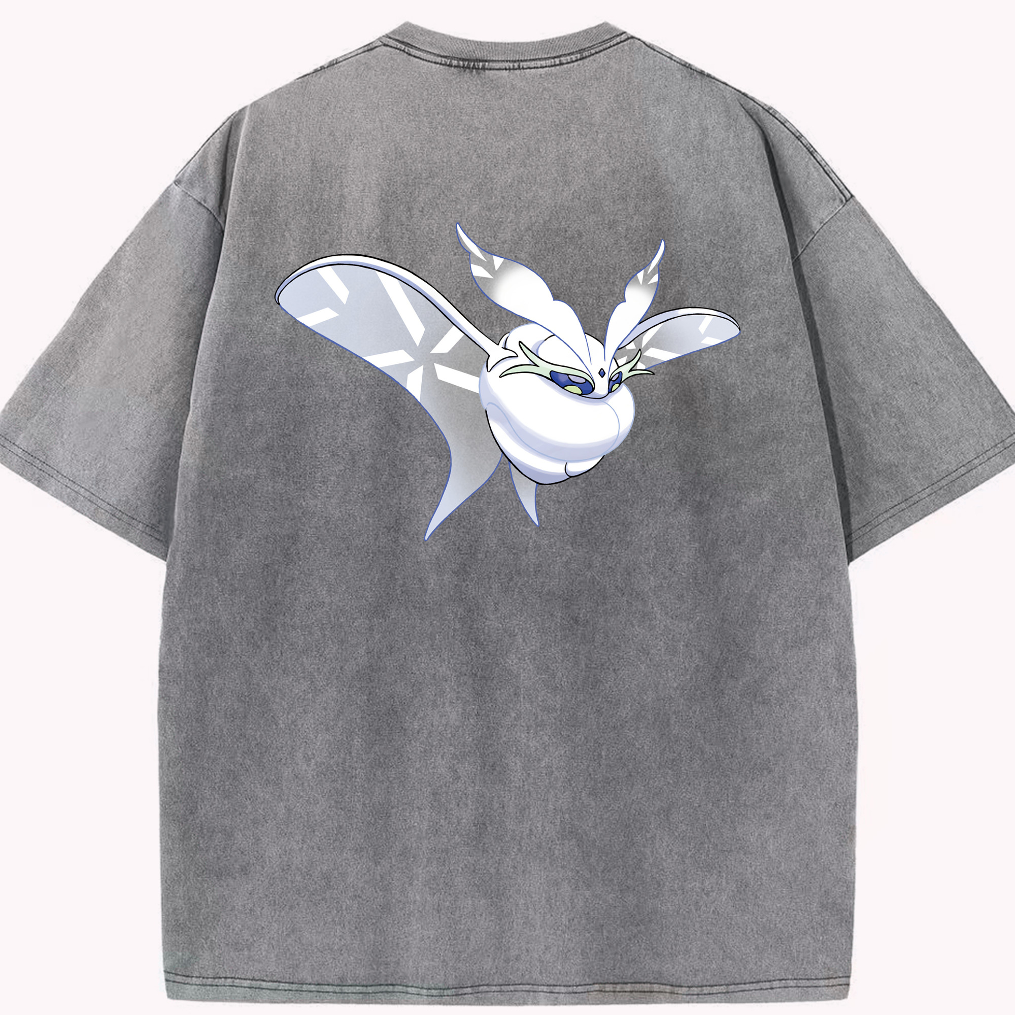 （画像用） ポケットモンスター Pokémon 綿100% ヴィンテージ風 半袖Tシャツ（背面プリント）