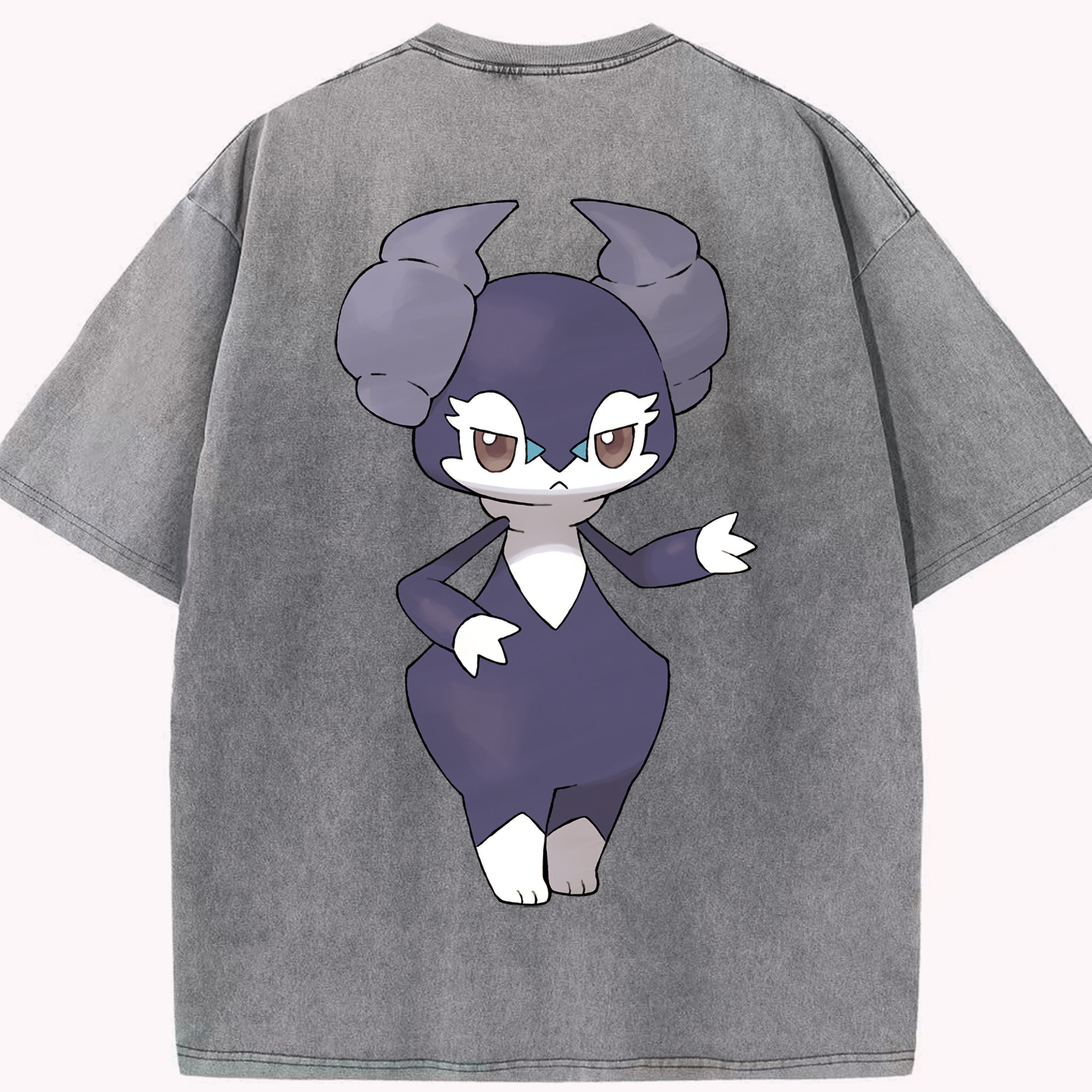 （画像用） ポケットモンスター Pokémon 綿100% ヴィンテージ風 半袖Tシャツ（背面プリント）