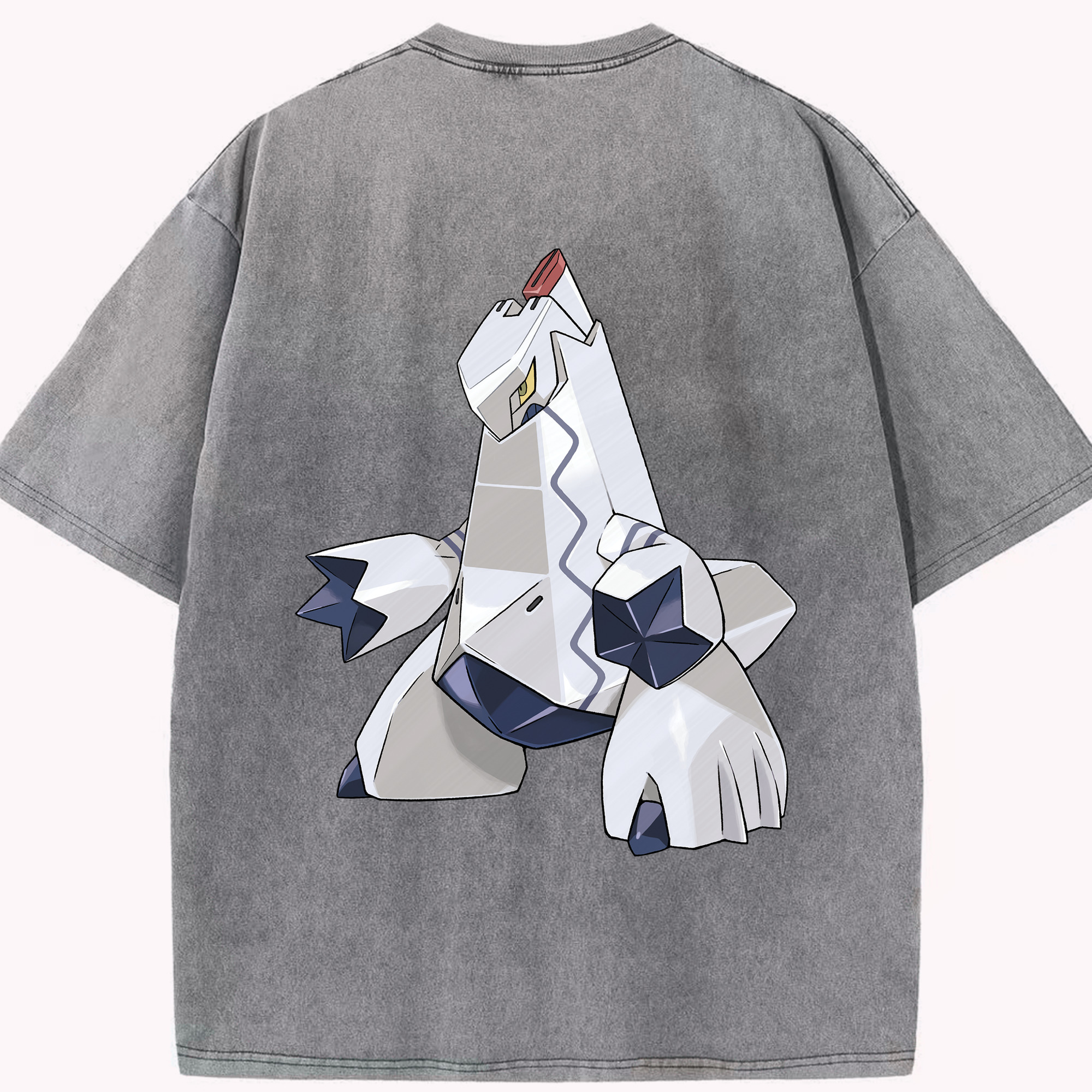 （画像用） ポケットモンスター Pokémon 綿100% ヴィンテージ風 半袖Tシャツ（背面プリント）