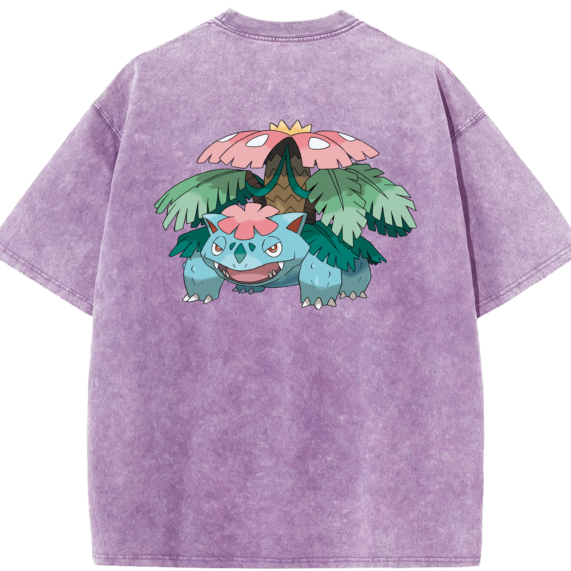 （画像用） ポケットモンスター Pokémon 綿100% ヴィンテージ風 半袖Tシャツ（背面プリント）