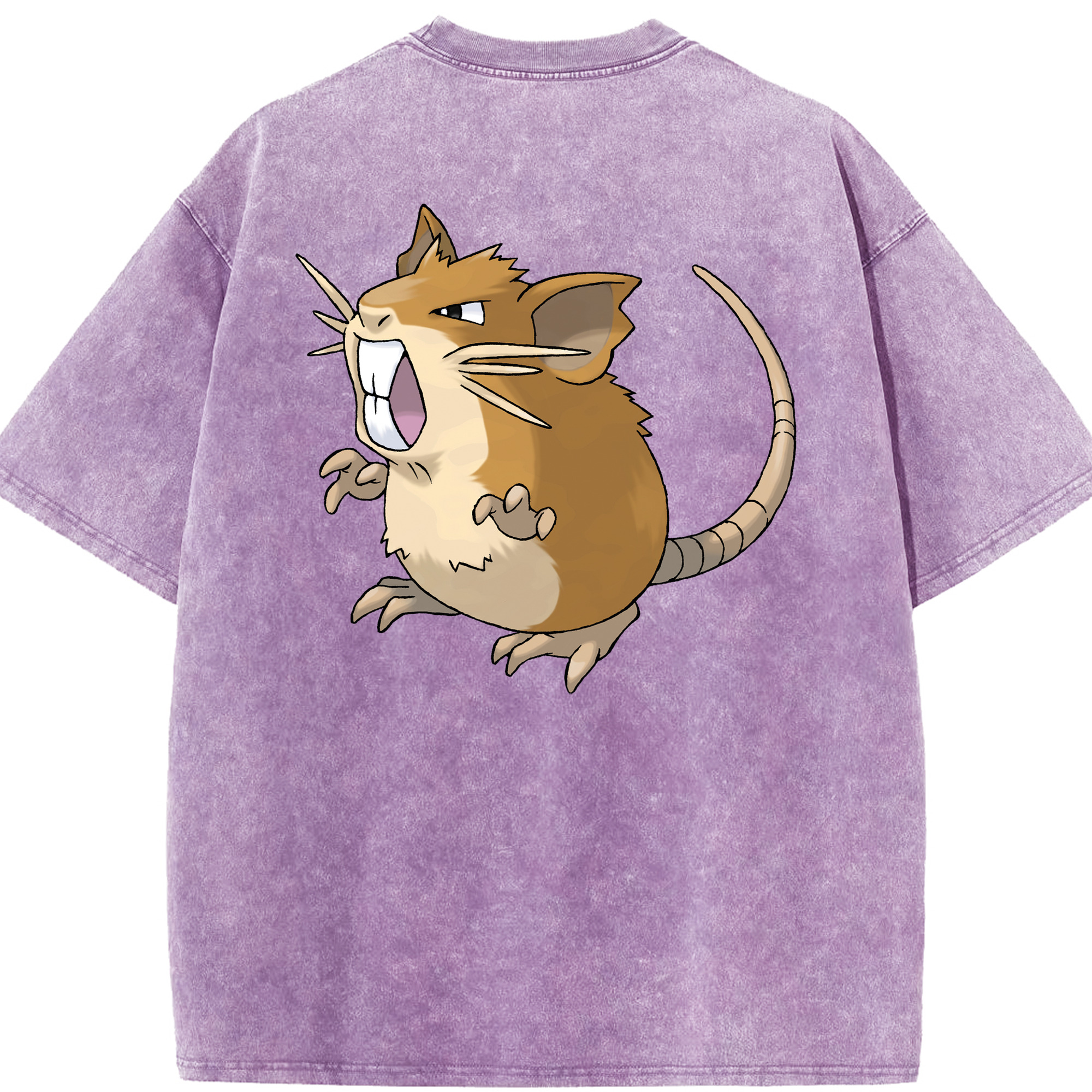 （画像用） ポケットモンスター Pokémon 綿100% ヴィンテージ風 半袖Tシャツ（背面プリント）