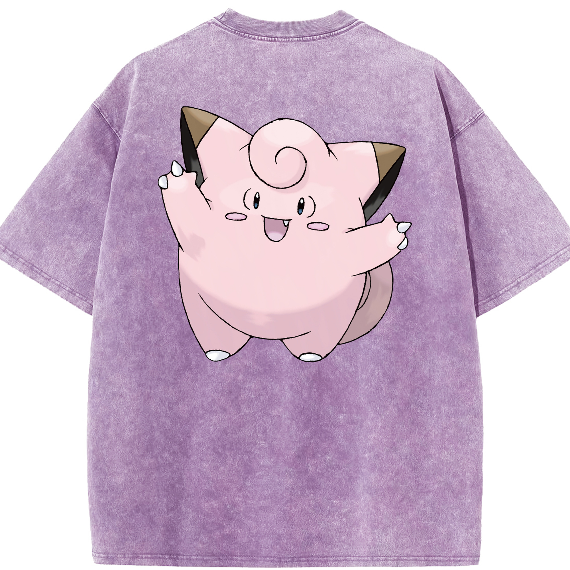 （画像用） ポケットモンスター Pokémon 綿100% ヴィンテージ風 半袖Tシャツ（背面プリント）
