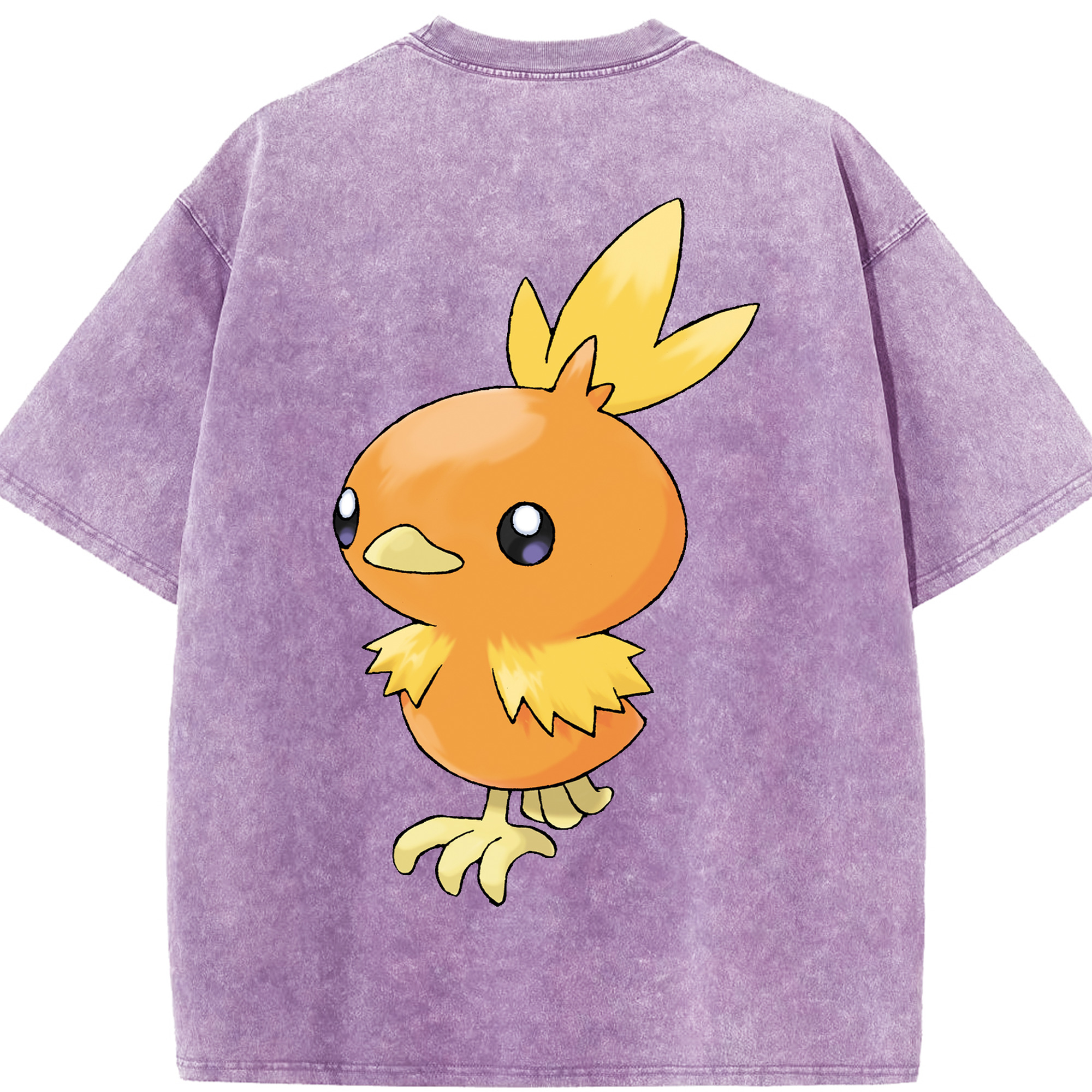 （画像用） ポケットモンスター Pokémon 綿100% ヴィンテージ風 半袖Tシャツ（背面プリント）