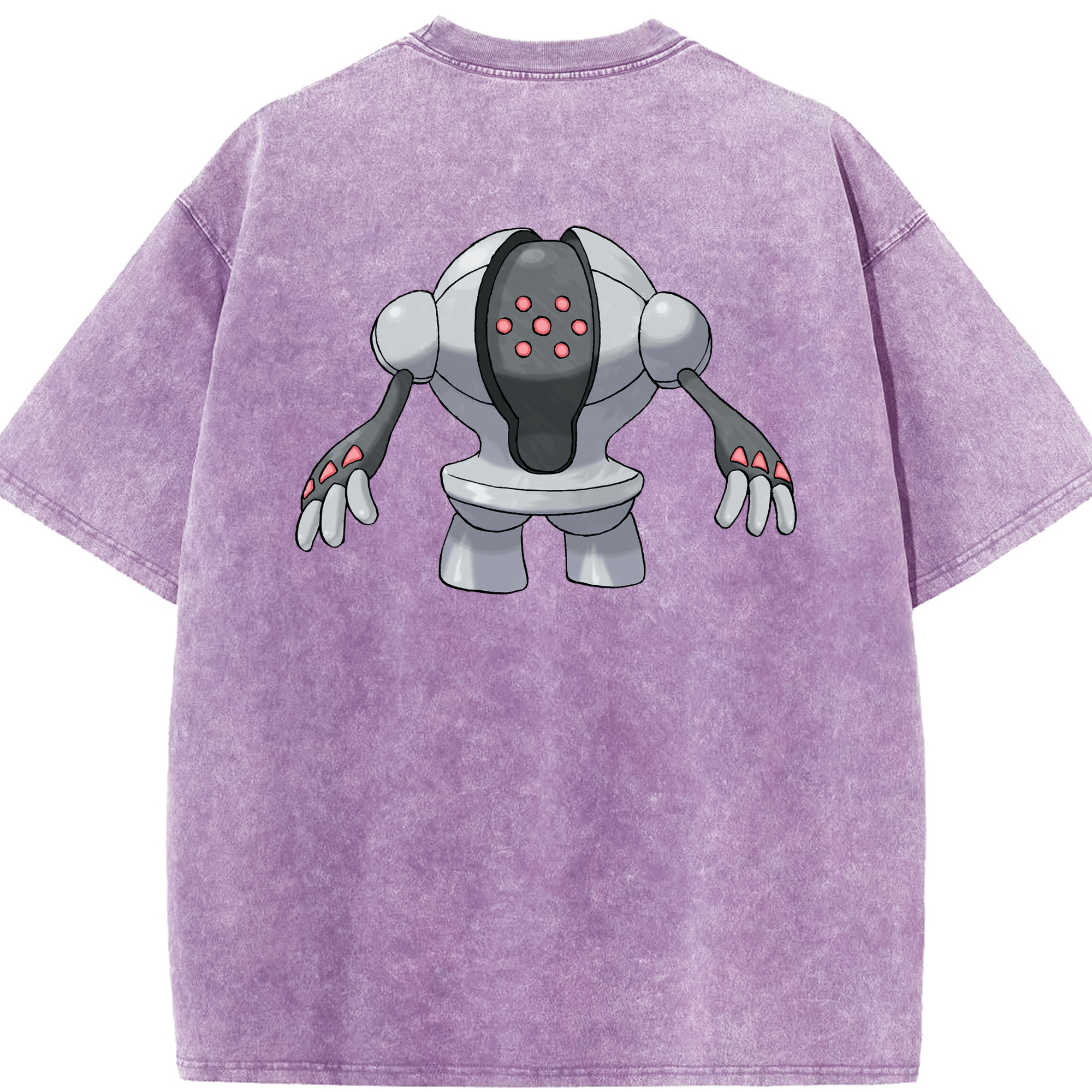 （画像用） ポケットモンスター Pokémon 綿100% ヴィンテージ風 半袖Tシャツ（背面プリント）