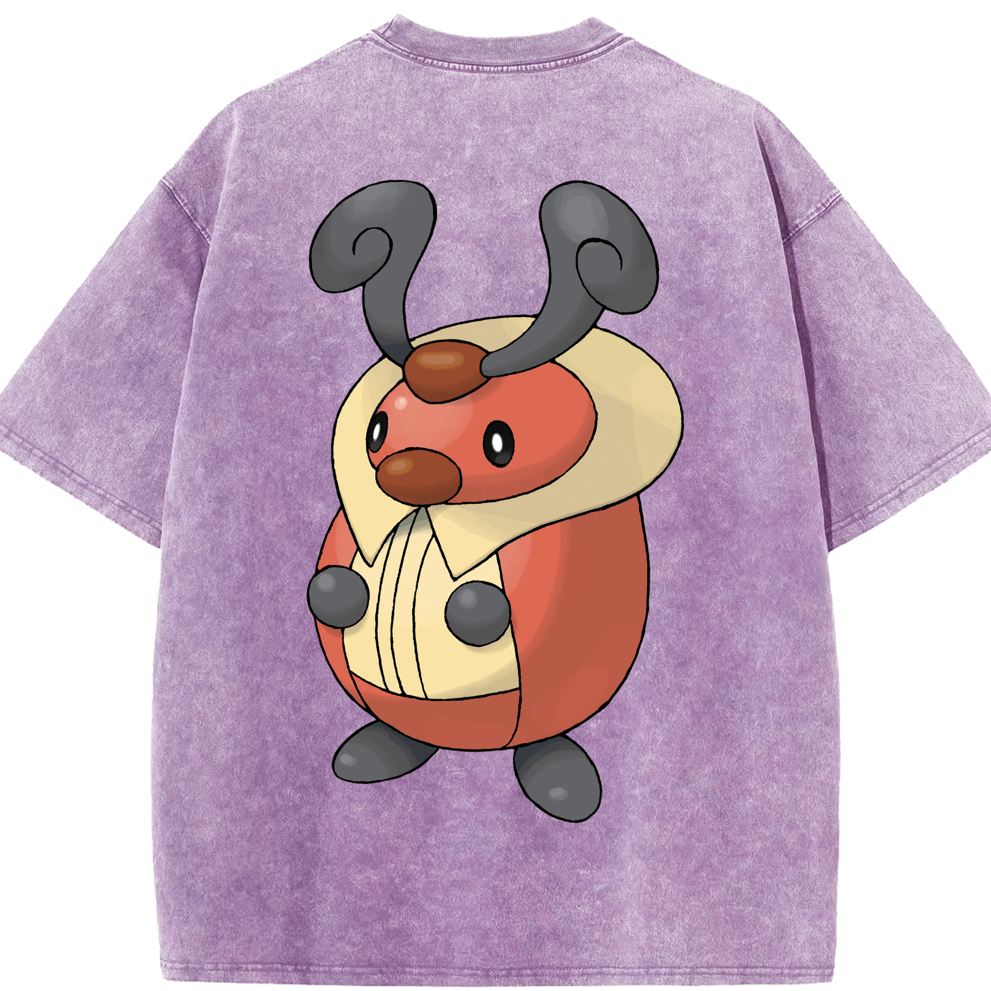（画像用） ポケットモンスター Pokémon 綿100% ヴィンテージ風 半袖Tシャツ（背面プリント）