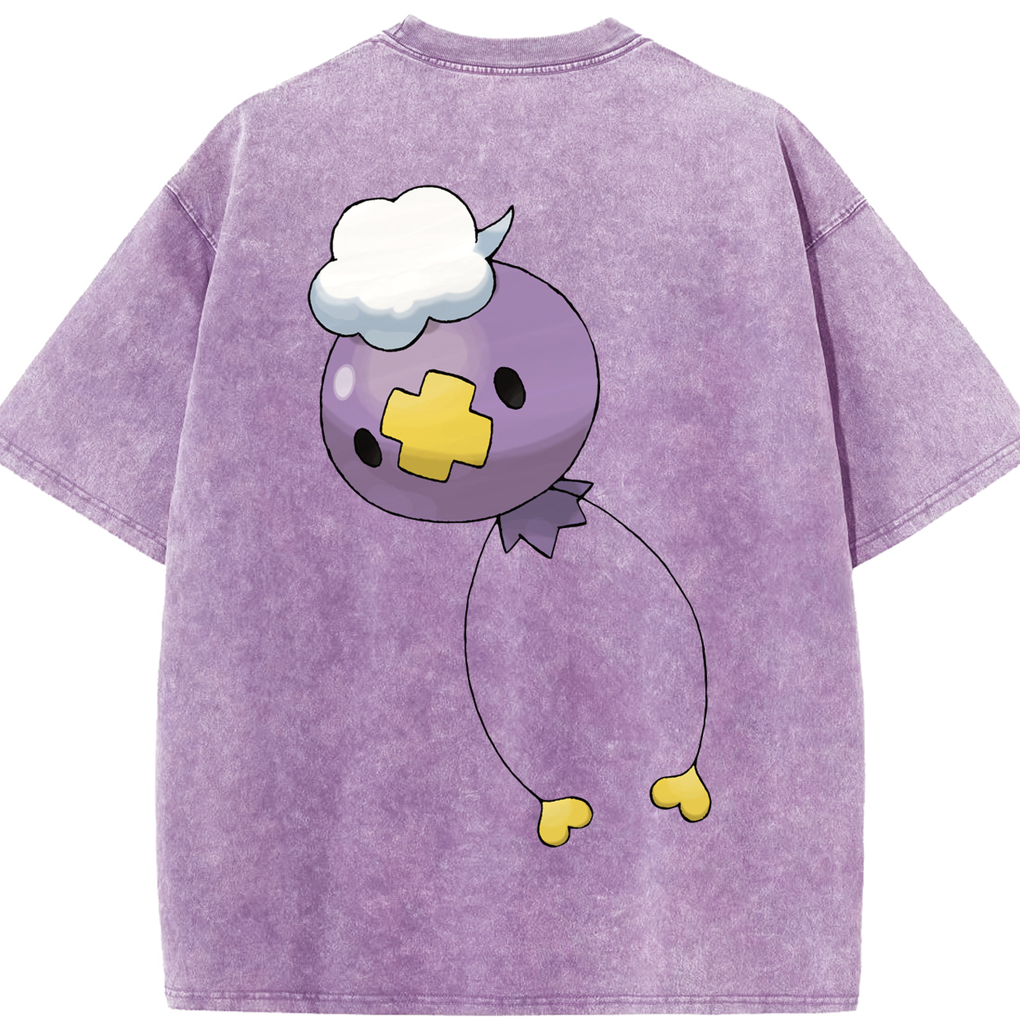 （画像用） ポケットモンスター Pokémon 綿100% ヴィンテージ風 半袖Tシャツ（背面プリント）