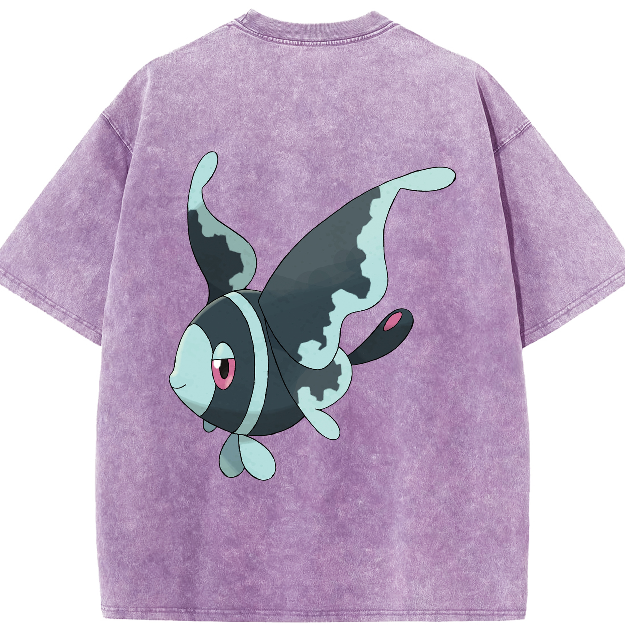 （画像用） ポケットモンスター Pokémon 綿100% ヴィンテージ風 半袖Tシャツ（背面プリント）