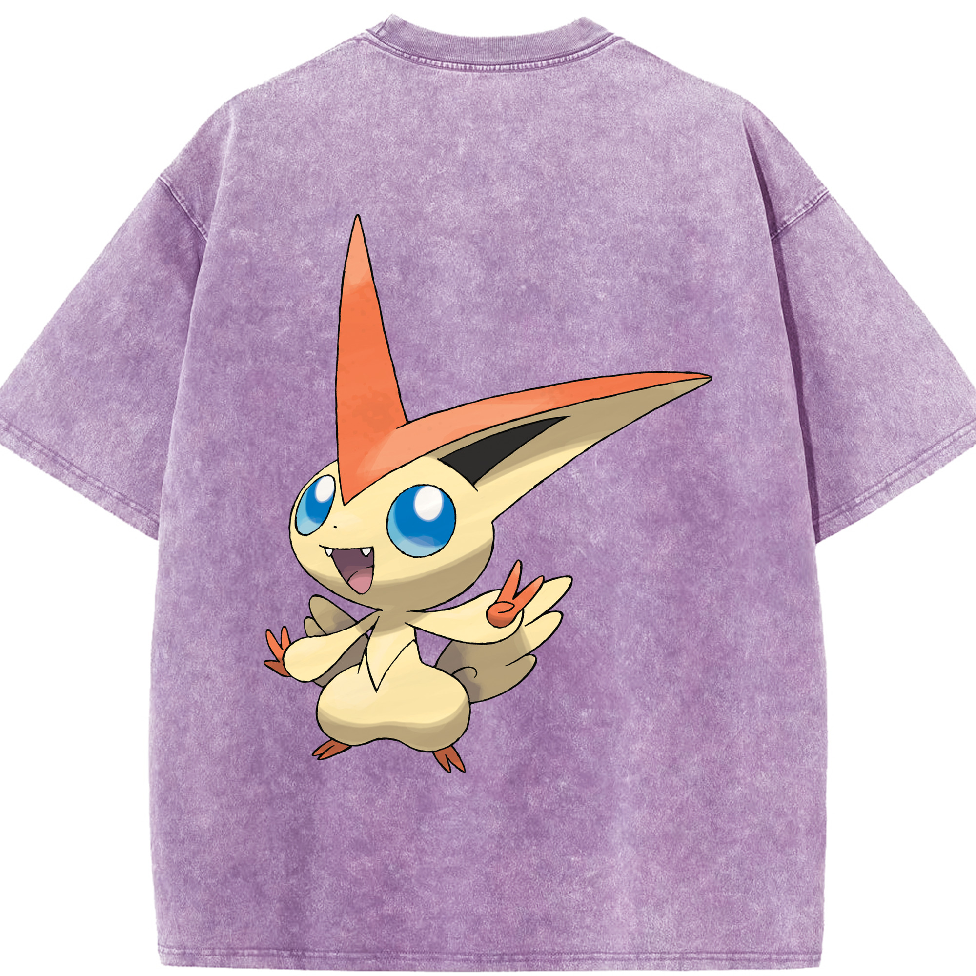（画像用） ポケットモンスター Pokémon 綿100% ヴィンテージ風 半袖Tシャツ（背面プリント）