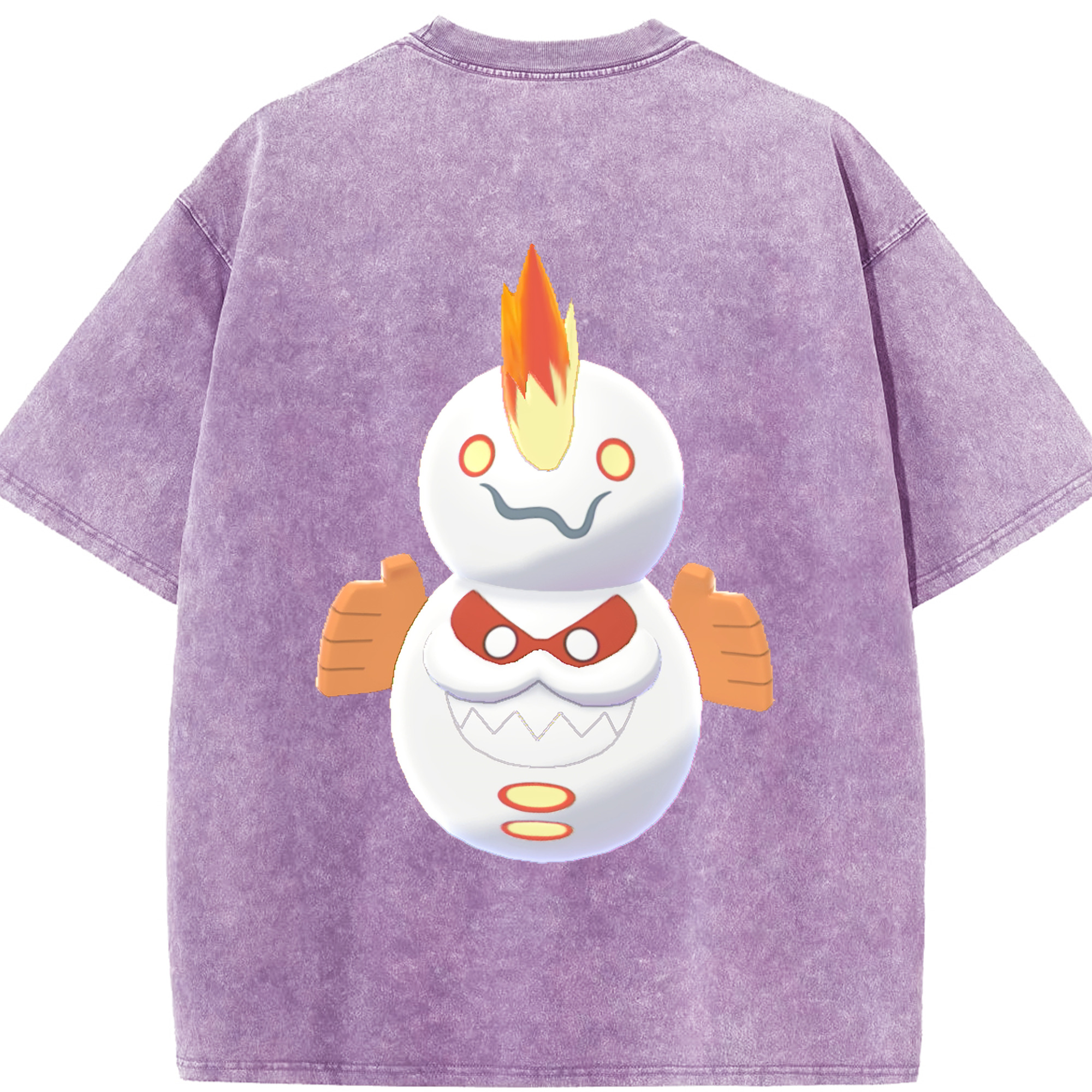 （画像用） ポケットモンスター Pokémon 綿100% ヴィンテージ風 半袖Tシャツ（背面プリント）